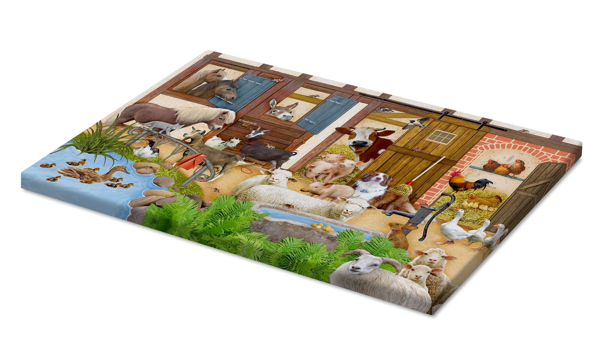 Posterlounge Wandbild Tiere auf dem Bauernhof, günstig online kaufen