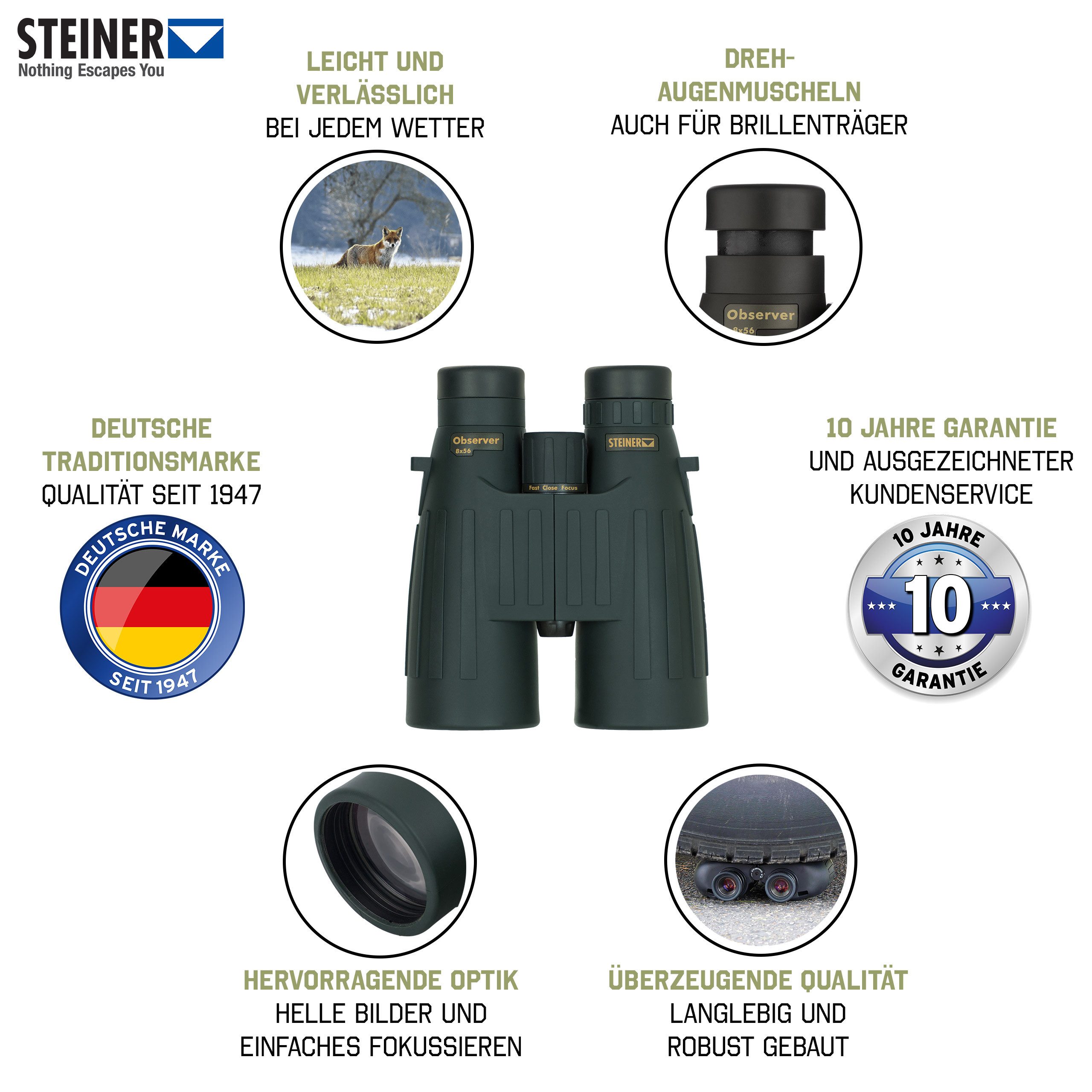 Steiner Observer 8x56 Fernglas