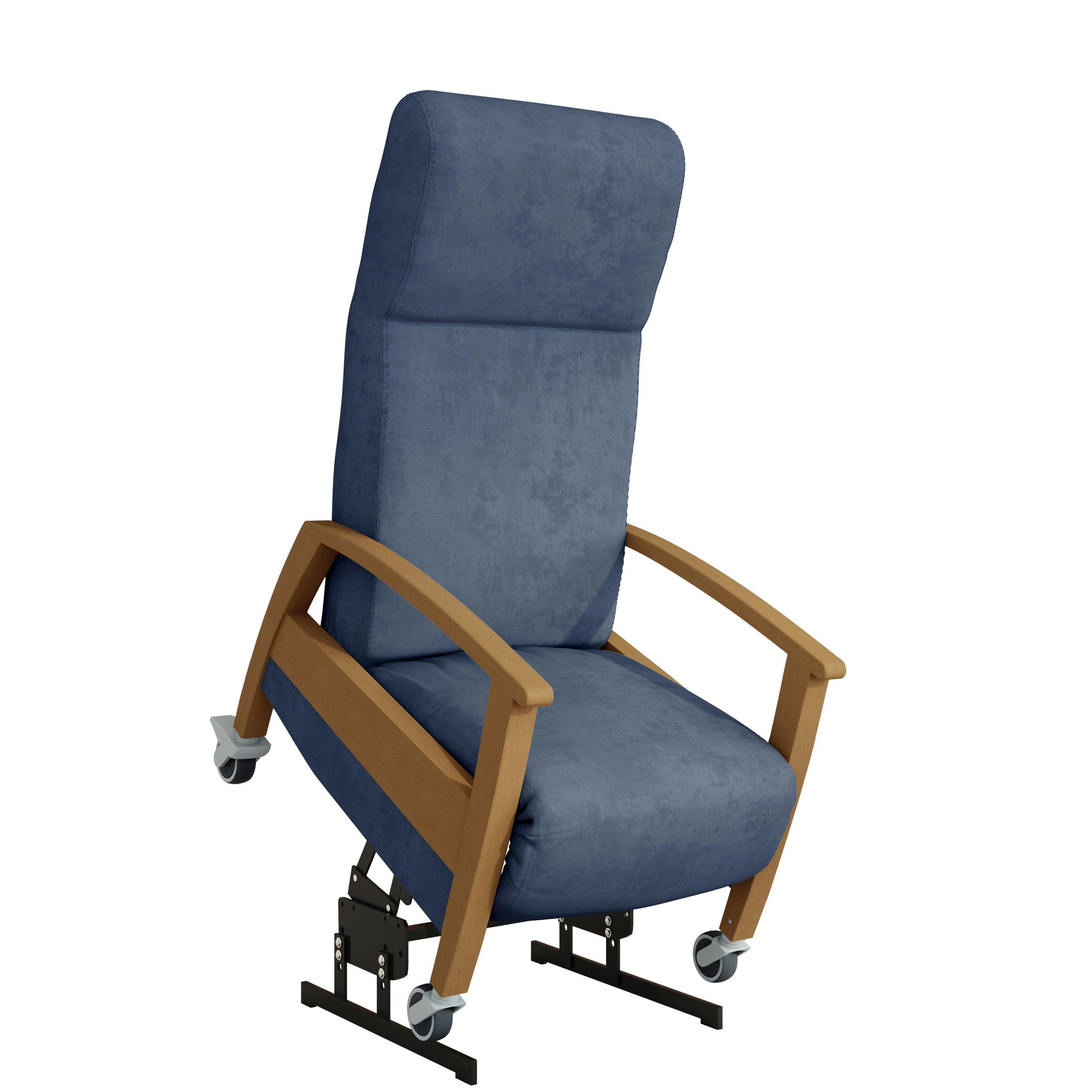 Devita Stuhl Pflegesessel GANDA Lift 2 mit Aufstehhilfe, Rollen bis 140 kg (kein Set), made in Germany