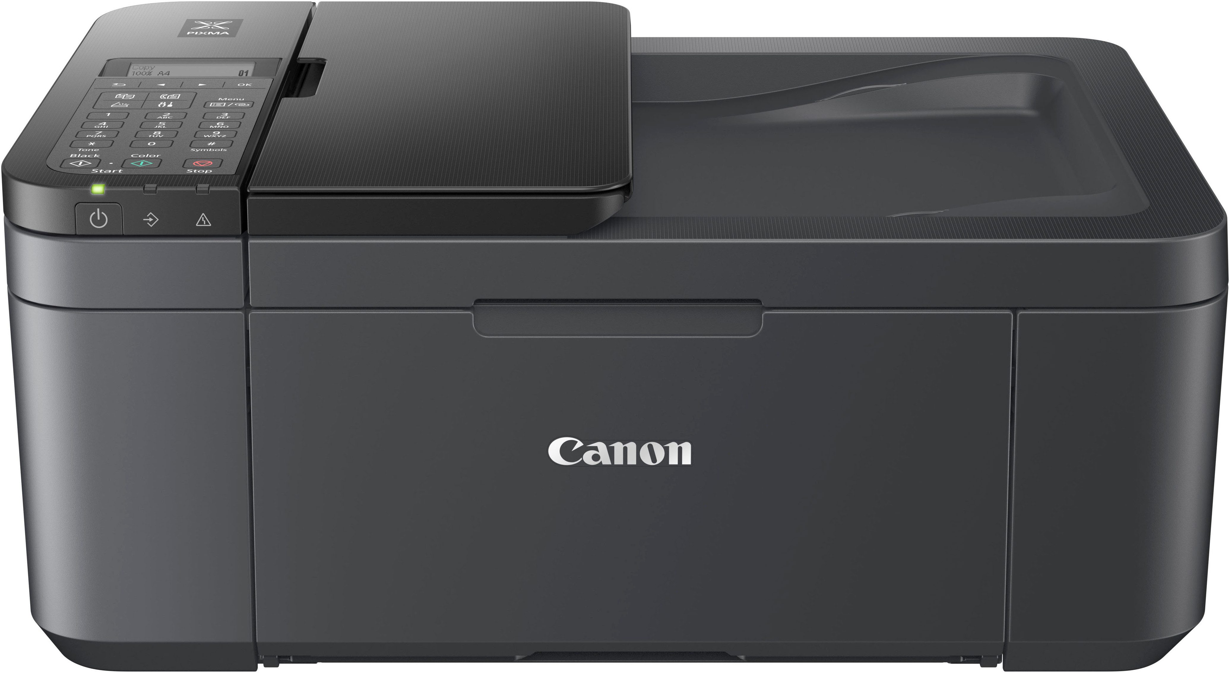 Canon PIXMA TR4755i Multifunktionsdrucker, (WLAN (Wi-Fi), Wi-Fi Direct, 4in1 Tintenstrahl-Multifunktionsgerät mit ADF, grau/schwarz)
