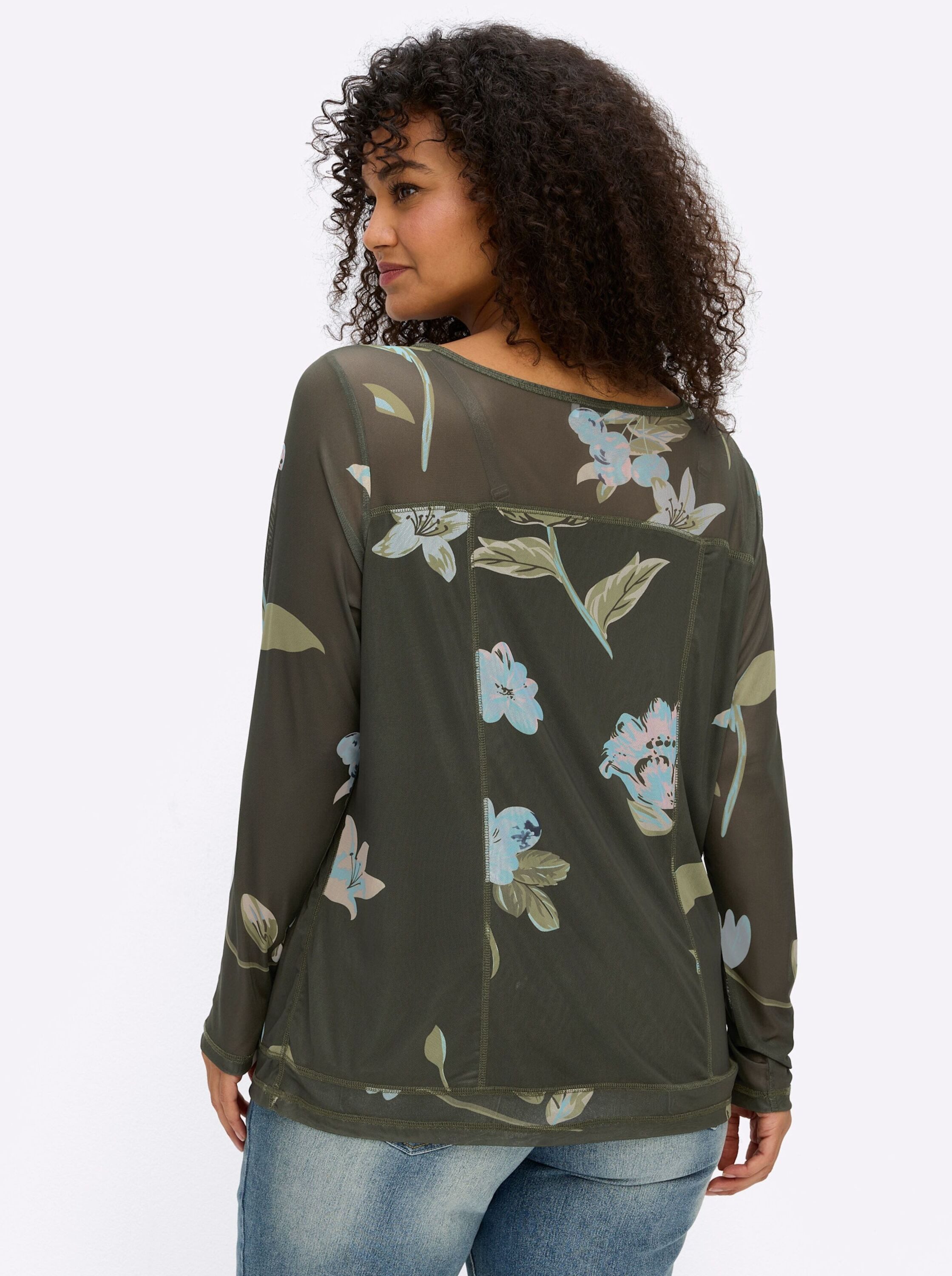 sheego by Joe Browns T-Shirt Langarm-Shirt Langarm