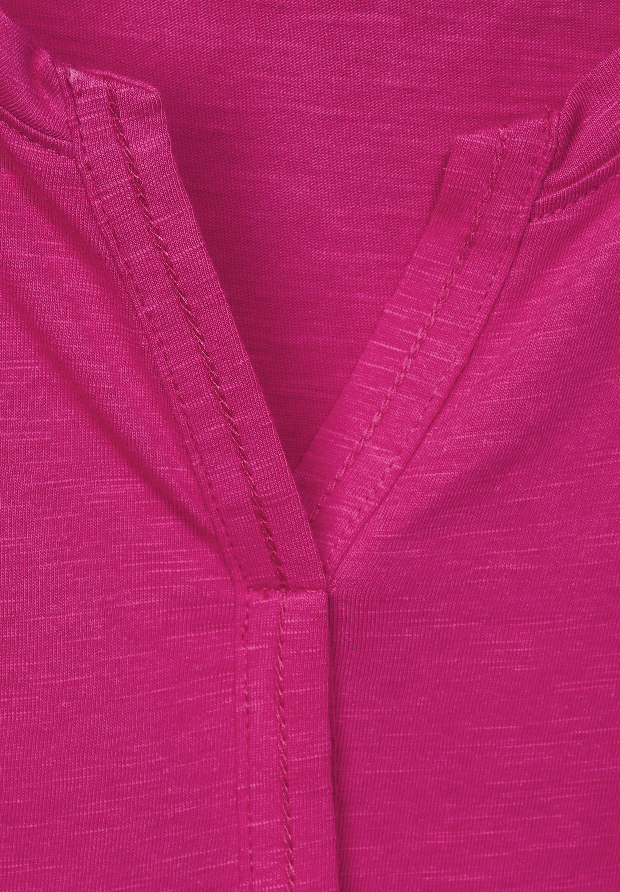Cecil 3/4-Arm-Shirt mit 3/4 Ärmeln pink cool