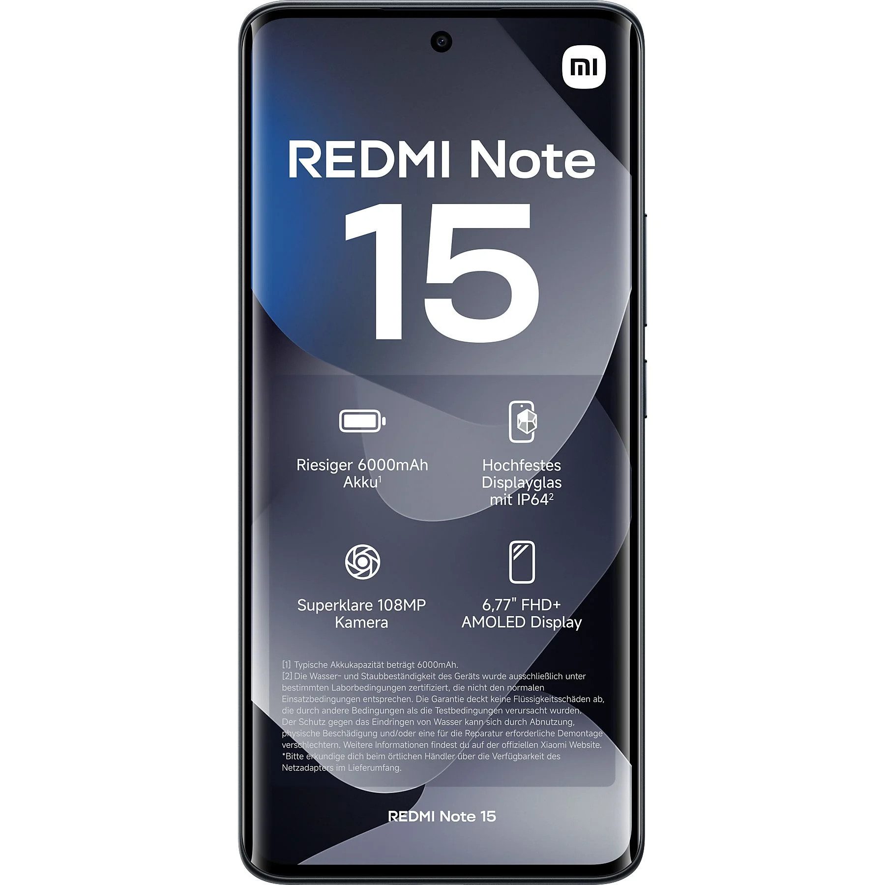 Xiaomi Redmi Note 15 5G 256GB Handy (6.7 Zoll, 256 GB Speicherplatz, 108 MP Kamera)