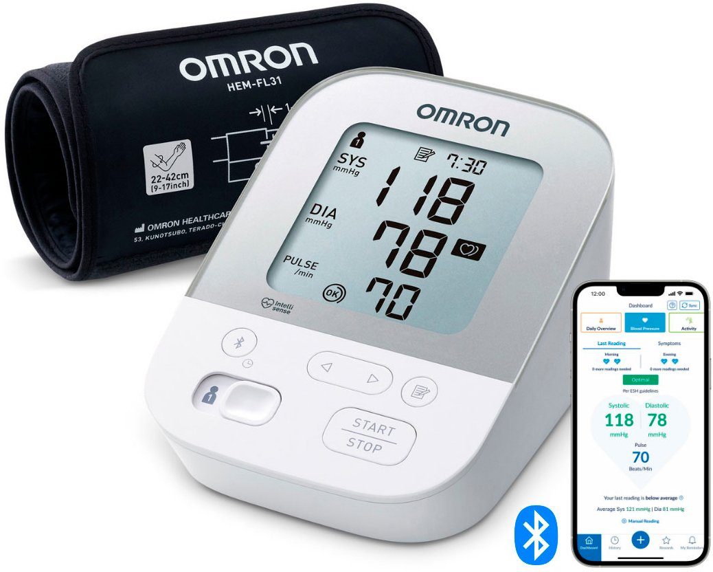 Oberarm-Blutdruckmessgerät X4 Smart