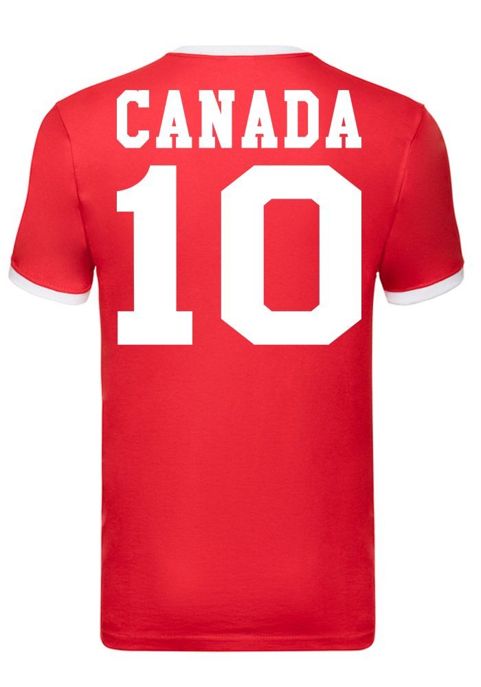Sport Herren & Fußball Meister Brownie T-Shirt Amerika Copa WM Blondie Trikot Kanada America