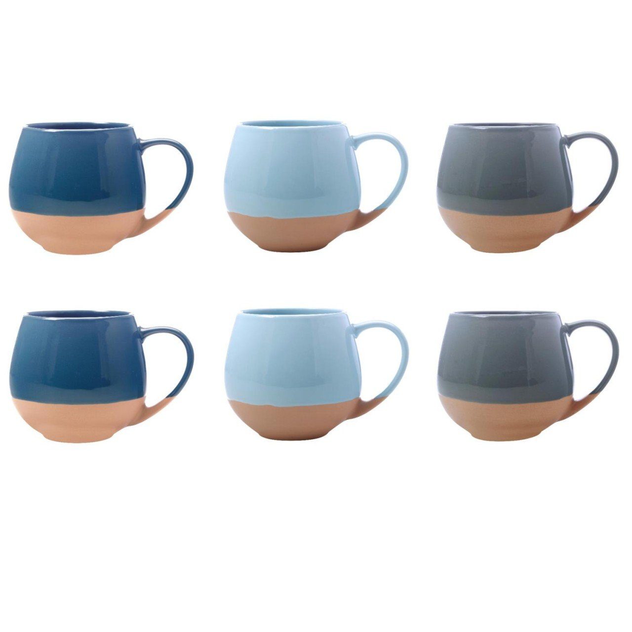 Blau Eclipse, & Becher Maxwell H:10cm L:13.5cm Keramik, Williams D:11cm Keramik