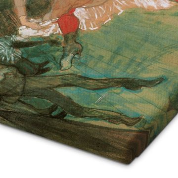 Posterlounge Leinwandbild Henri de Toulouse-Lautrec, Tanzrunde Cancan, Malerei