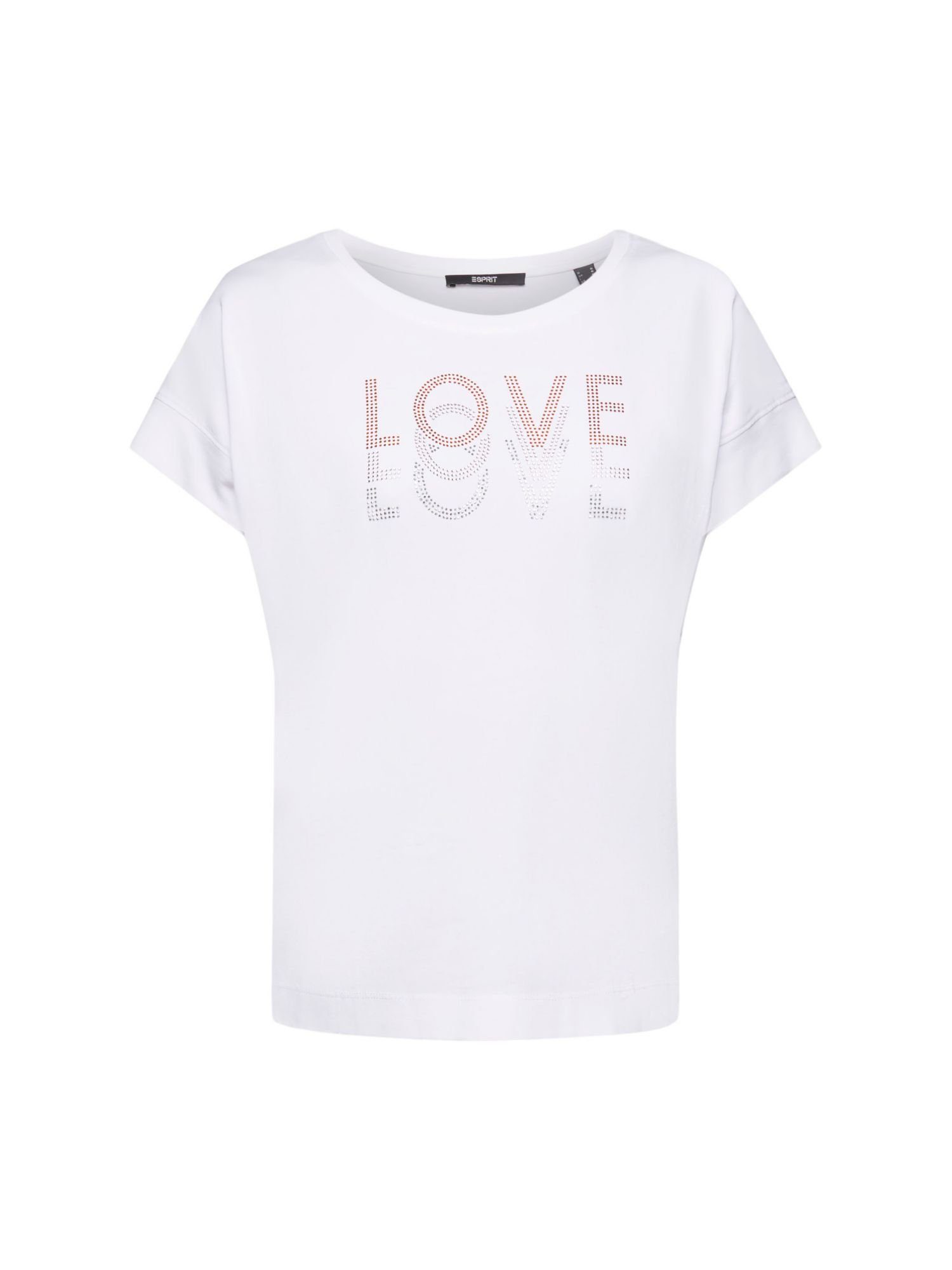 Esprit Collection T-Shirt Applikation WHITE mit NEW Jersey-T-Shirt (1-tlg)