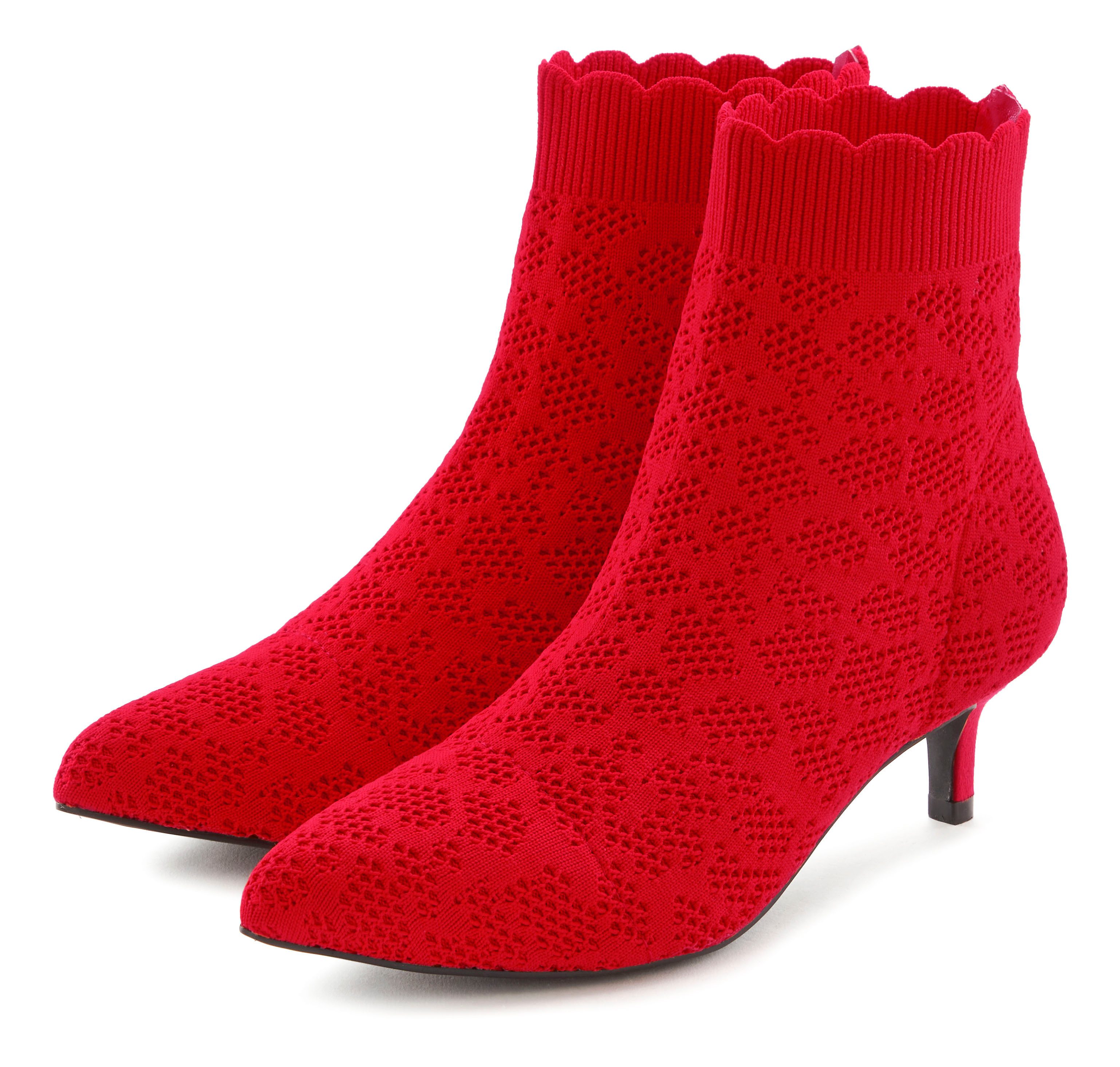LASCANA Sock Boot, Ankleboots High Heel günstig online kaufen