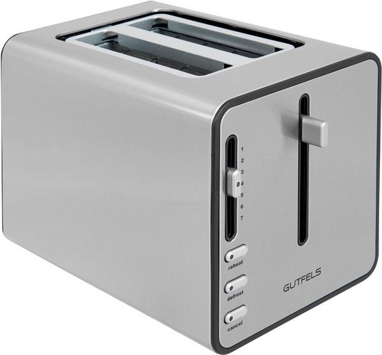 Gutfels Toaster TA 8101 swi, 2 kurze Schlitze, 870 W