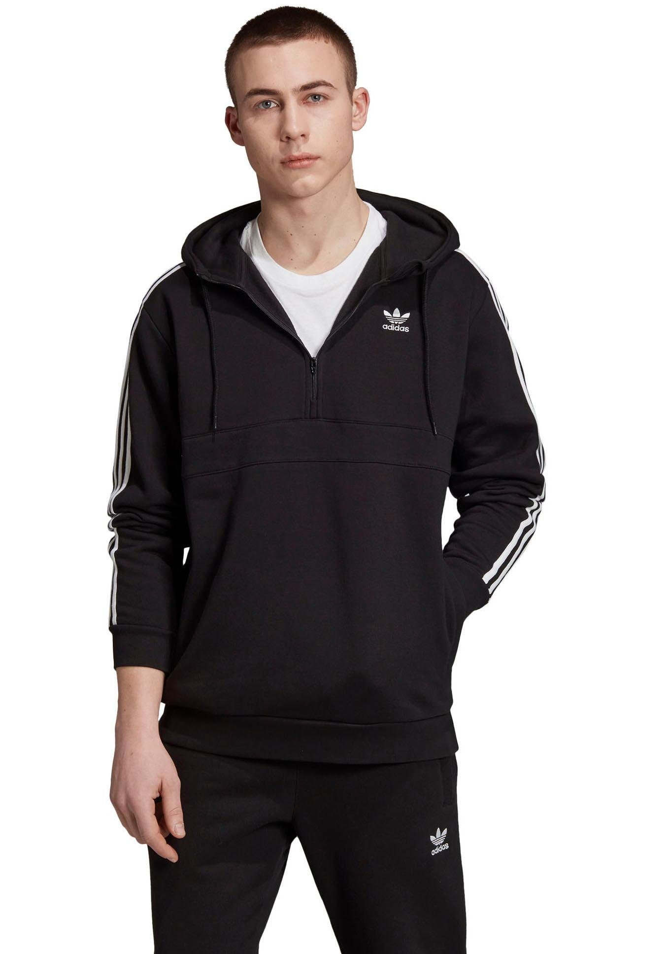 adidas Originals Kapuzensweatshirt »3 STRIPES HALF ZIP« online kaufen | OTTO
