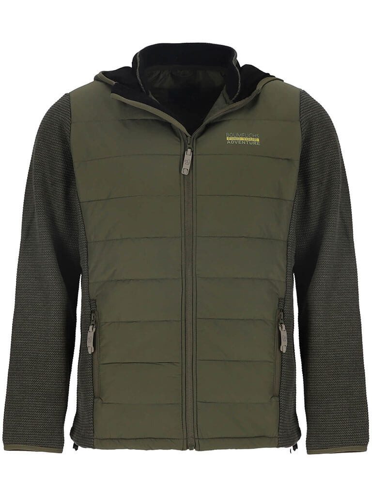 Baumfuchs Steppjacke Herren Hybridjacke Stepp und Fleece - Outdoor-Jacke mi günstig online kaufen