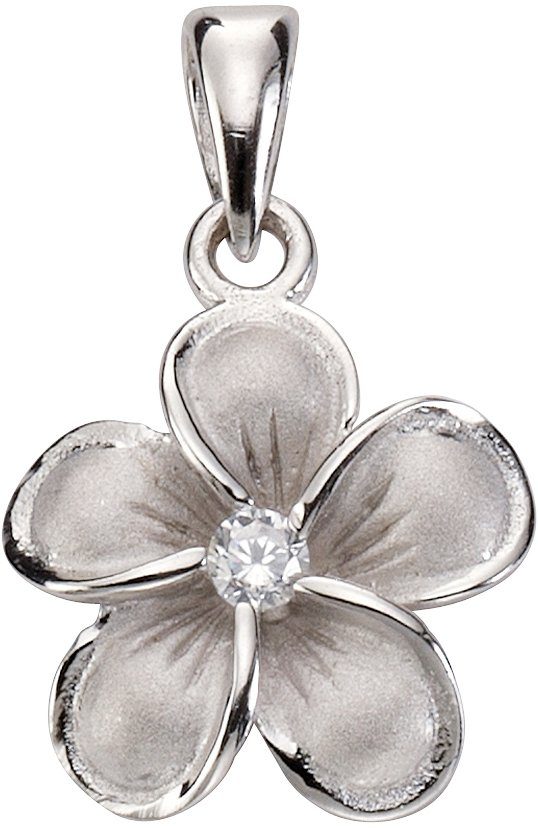 Firetti Кулоны Schmuck Geschenk Silber 925 Halsschmuck Anhänger Blume, mit Zirkonia (synth)