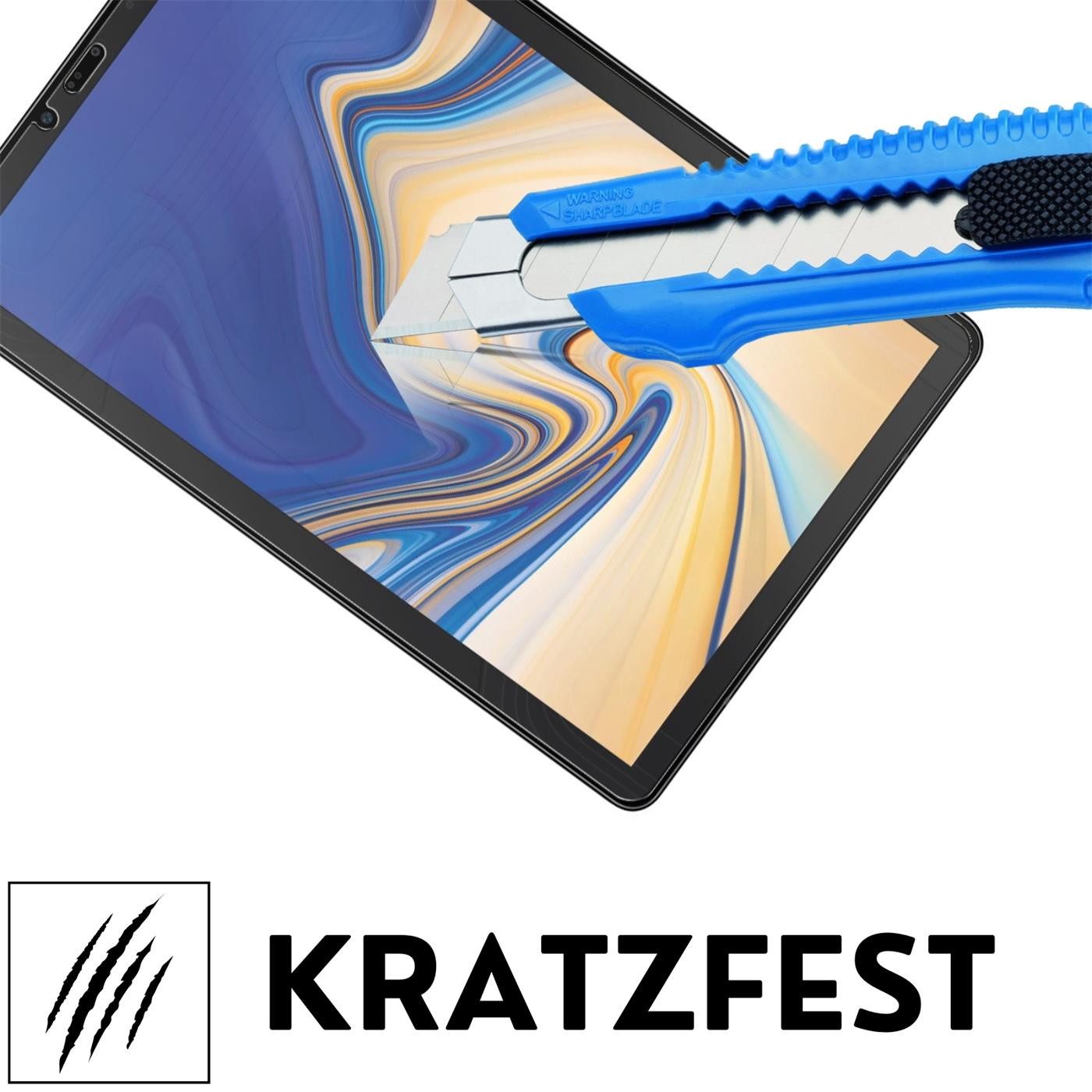 CoolGadget Schutzfolie Premium Tablet Panzer Schutzfolie für Apple iPad 10.9 2022, (Display Reinigungs Set), Ultimativer Display Schutz Kristallklare Sicht