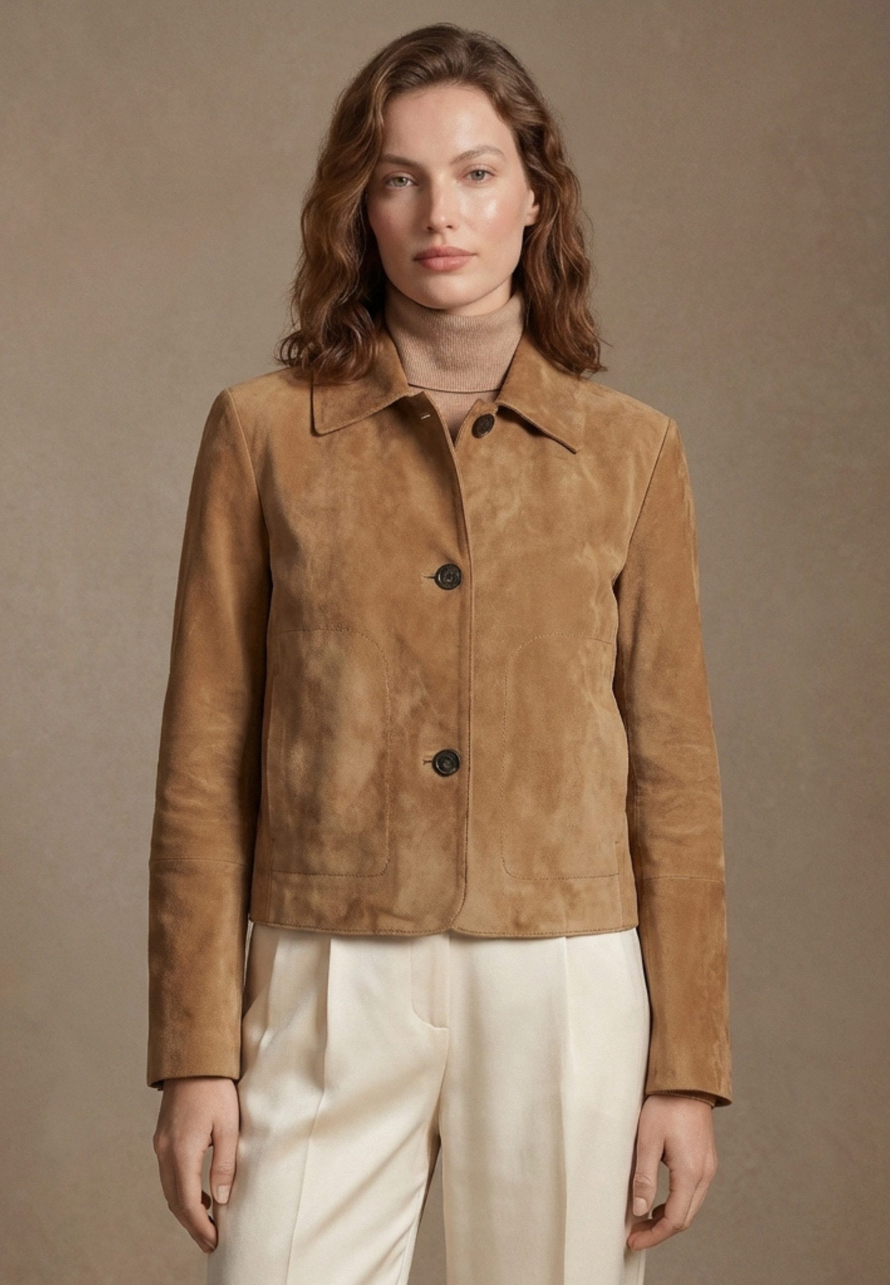 RICANO Lederjacke Jeena Hochwertiges Lamm Nappa Leder günstig online kaufen