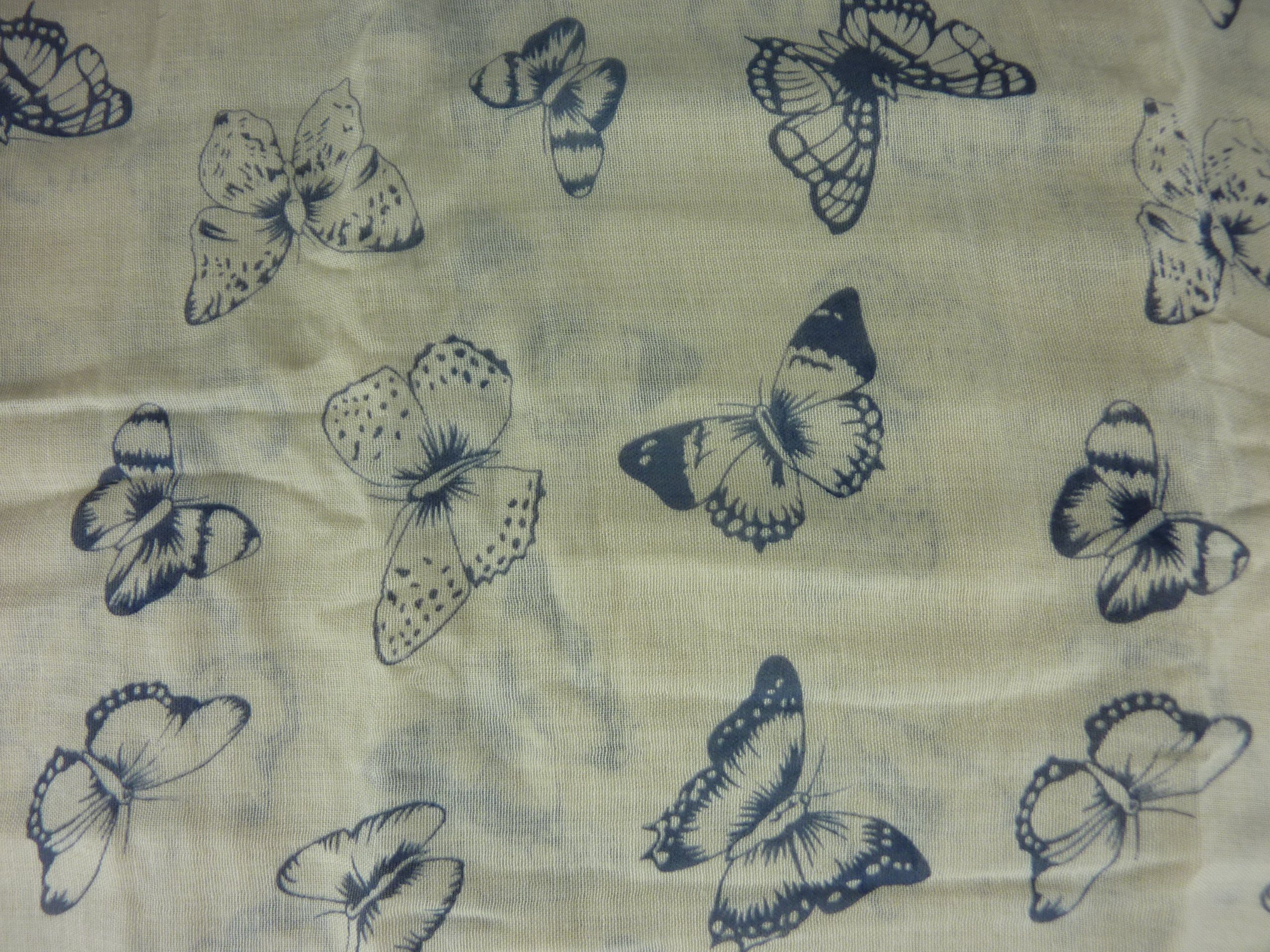 Taschen4life Loop Loop Schal Damen QSWB-41, Halstuch Sommer Schmetterling M günstig online kaufen