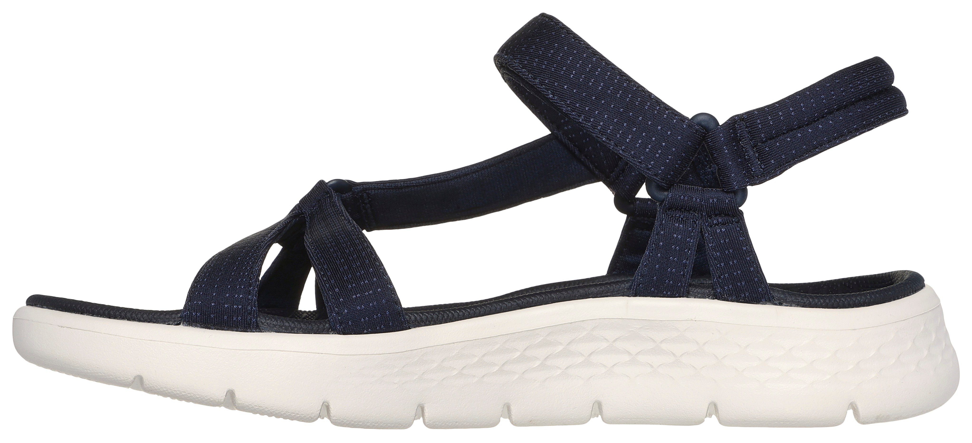 Skechers GO WALK FLEX SANDAL-SUBLIME-X Sandale, Sommerschuh, Sandalette, Klettschuh, mit Goga Mat Footbed