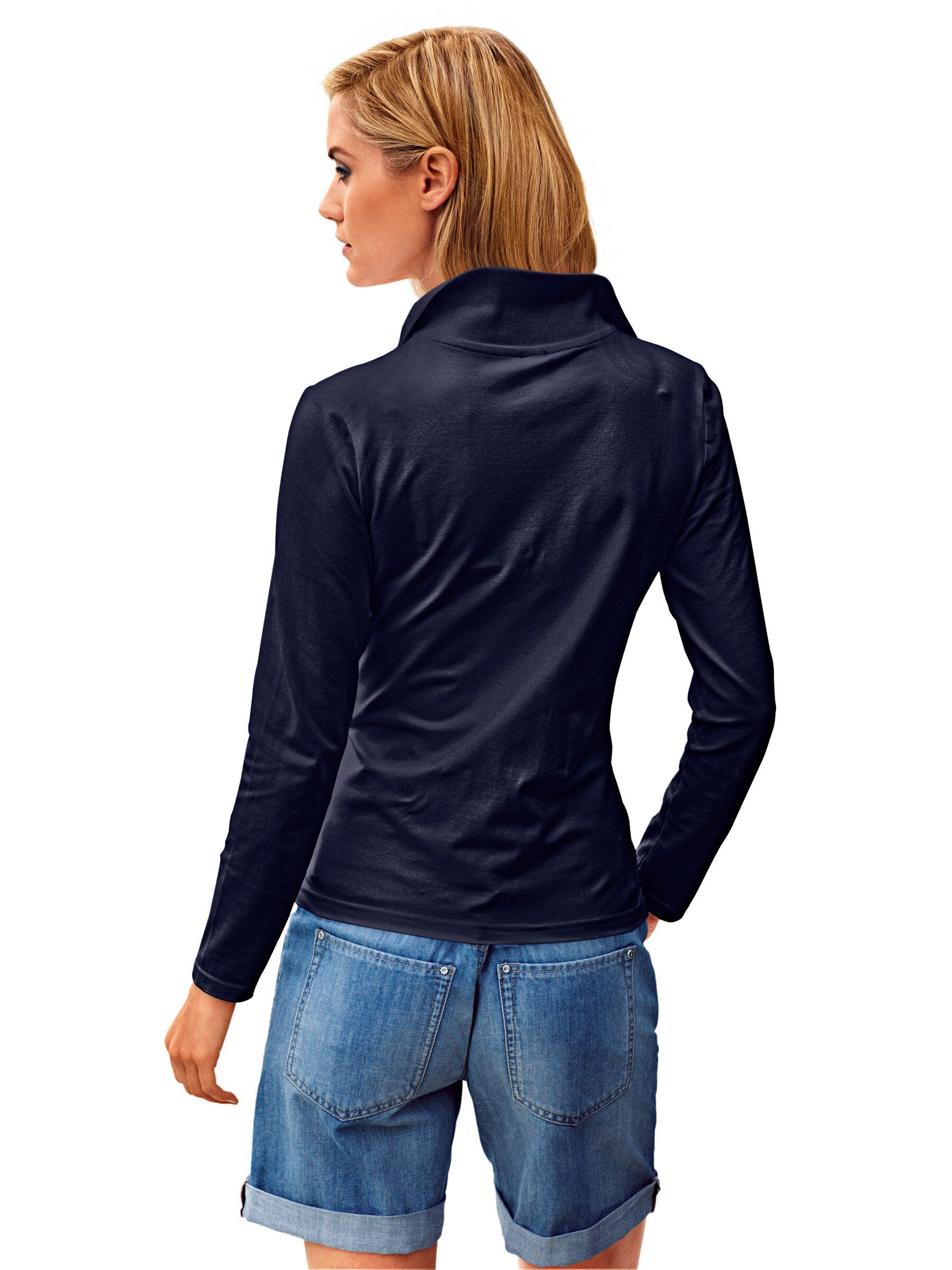 heine T-Shirt Langarm-Poloshirt . günstig online kaufen