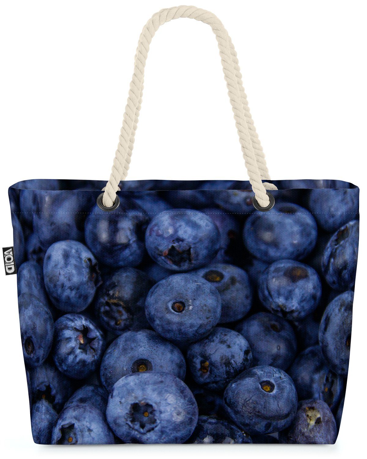 VOID Strandtasche (1-tlg), Gebäck Früchte Kuchen Pflaumen Lecke Nahrung Obst Obst Essen Pflaumen