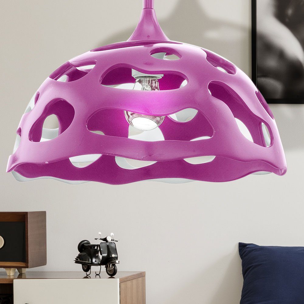 etc-shop Deckenleuchte, Design Hänge Leuchte Decken Wohn Ess Zimmer Pendel Muster Lampe