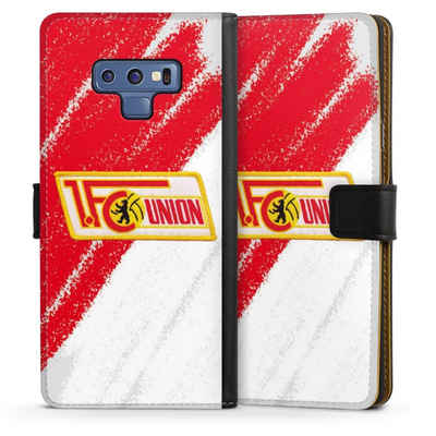 DeinDesign Handyhülle Offizielles Lizenzprodukt 1. FC Union Berlin Logo, Samsung Galaxy Note 9 Hülle Handy Flip Case Wallet Cover
