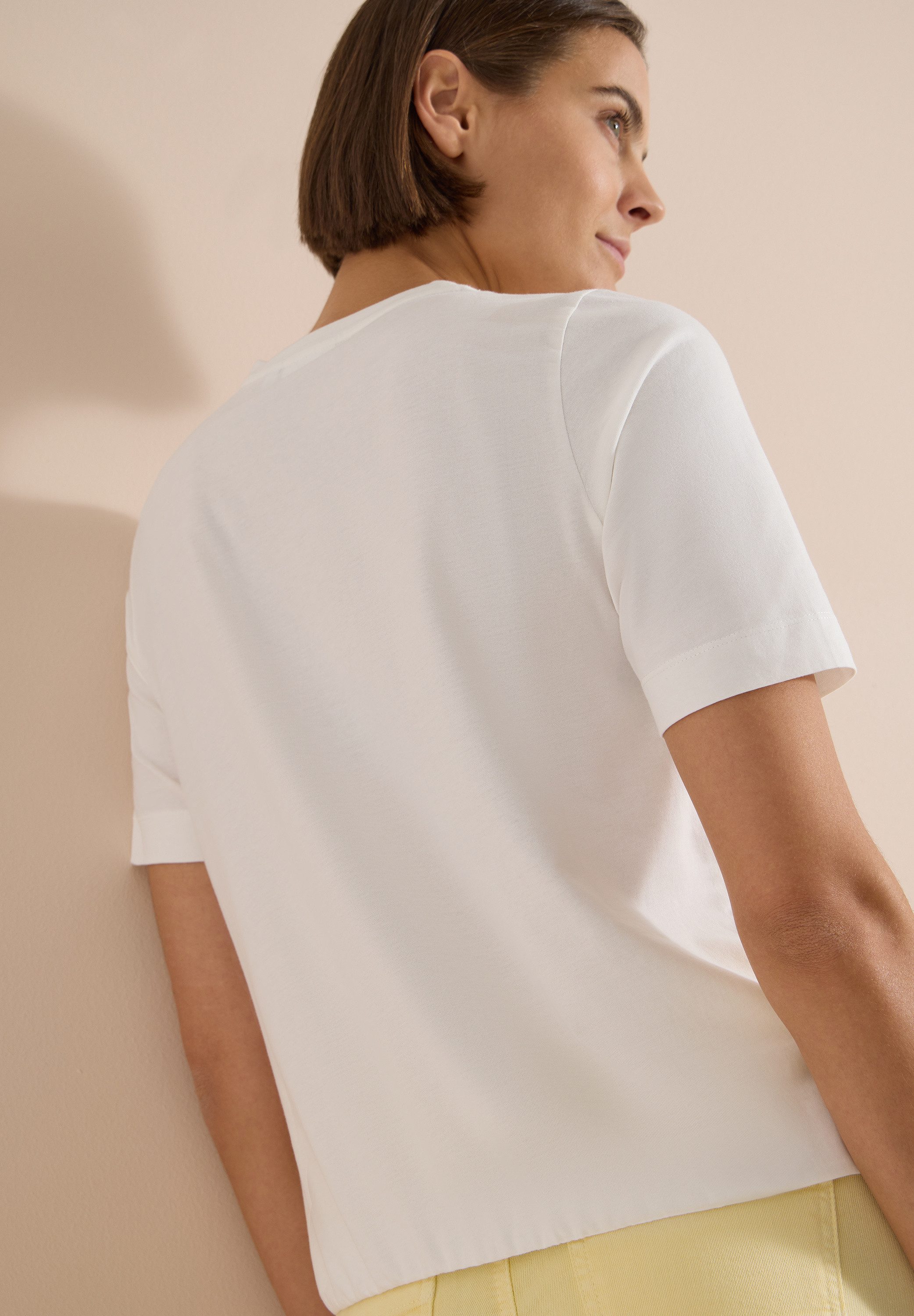 CECIL Kurzarmshirt Sommershirt mit Print