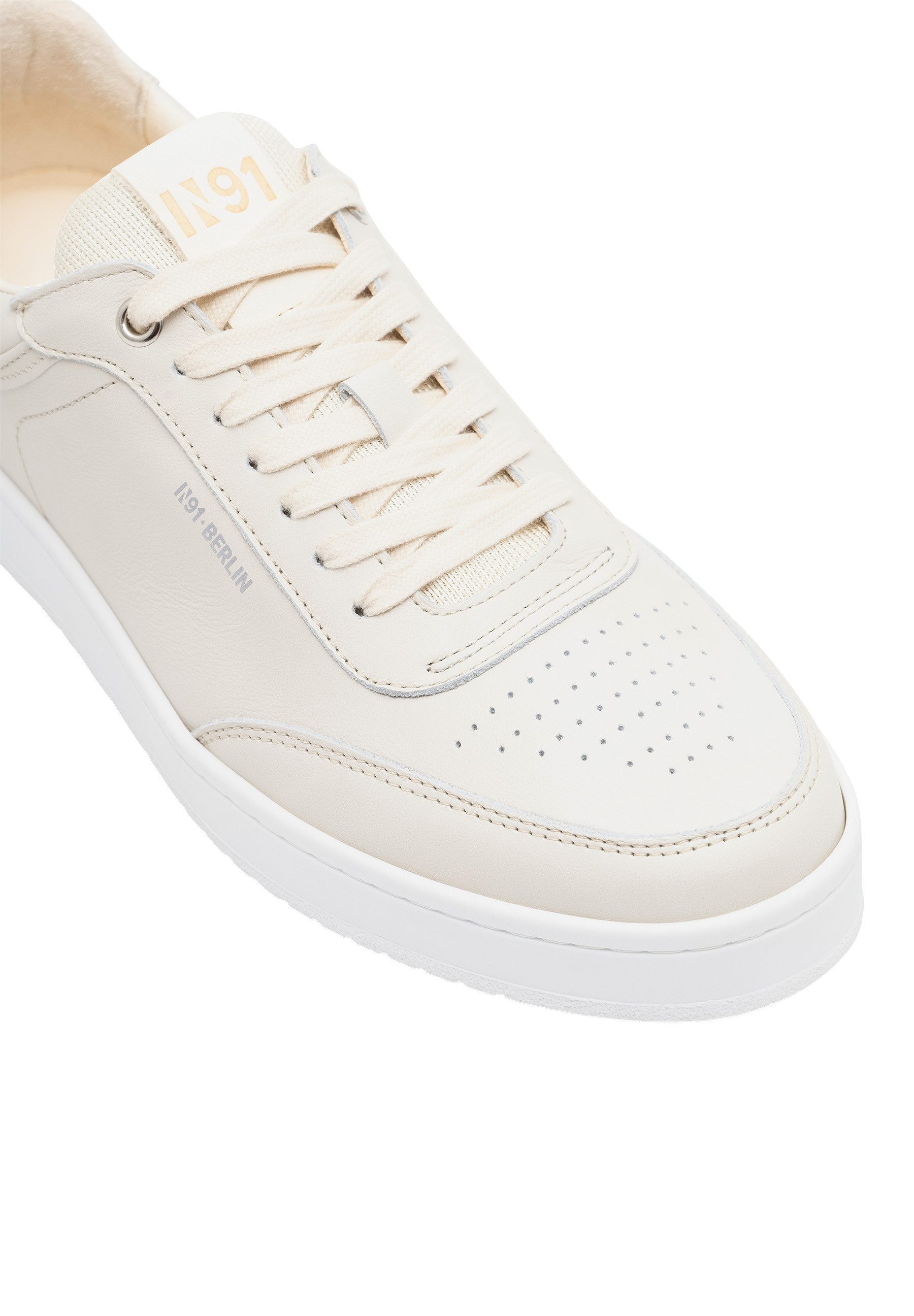 N91 Court M AB Herrensneaker Sneaker Turnschuh Leder handgefertigt, sportlicher Freizeitschuh Herren