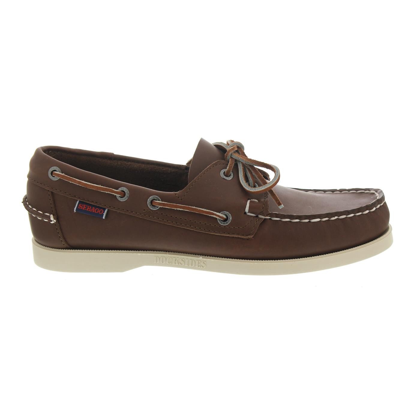 Sebago Sebago Docksides, Full-Grain Leather, brown, Men 7000H00-900 Bootsschuh