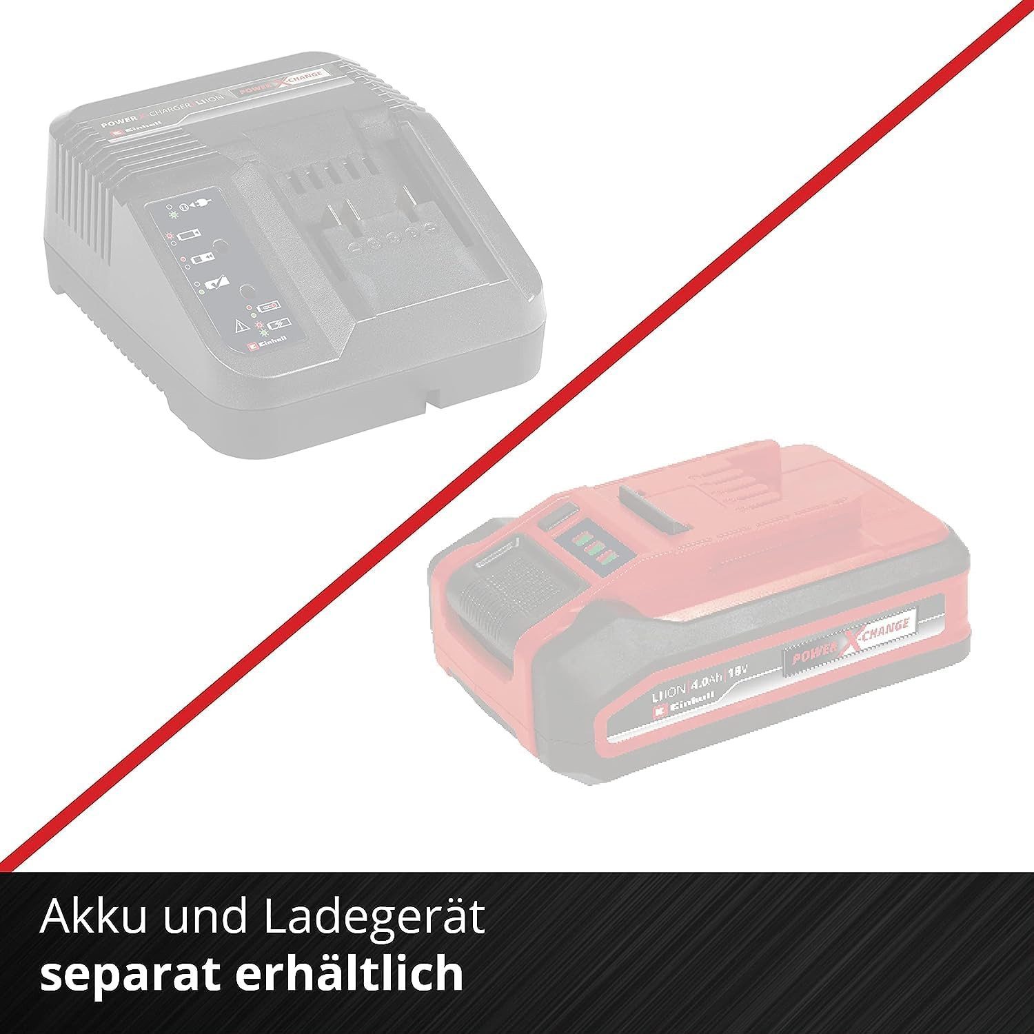 Einhell Akku-Laubbläser Einhell Akku-Laubsauger Laubbläser GE-CL 36 Li E-Solo, 2 x 18V