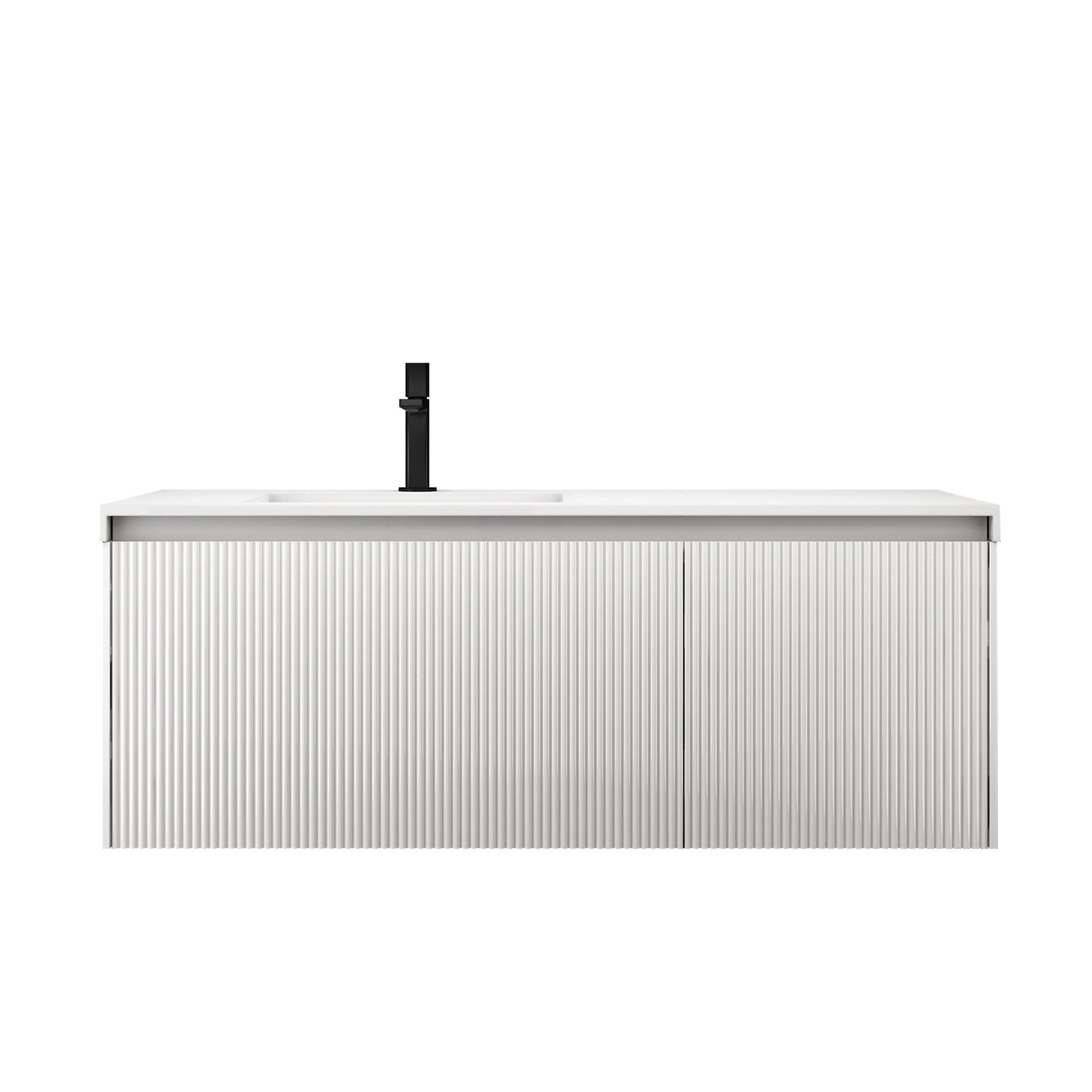 doporro Badmöbel-Set Mineraguss Waschbeckenunterschrank Badezimmermöbel Sof günstig online kaufen