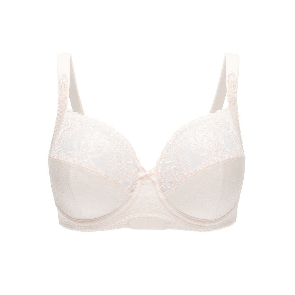 M&S LOUISA LACE NON-WIRED NON-PADDED BRALETTE - LIGHT COPPER - UK
