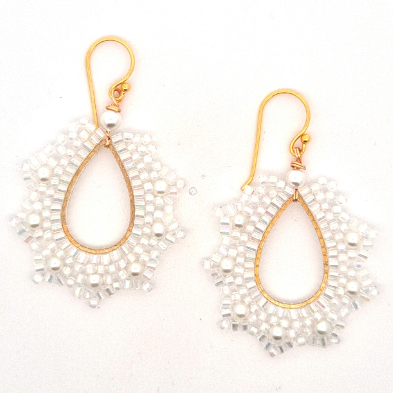 Impala Paar Ohrhänger Ohrhänger „Vivana“ – Tropfenförmig & Handgemacht