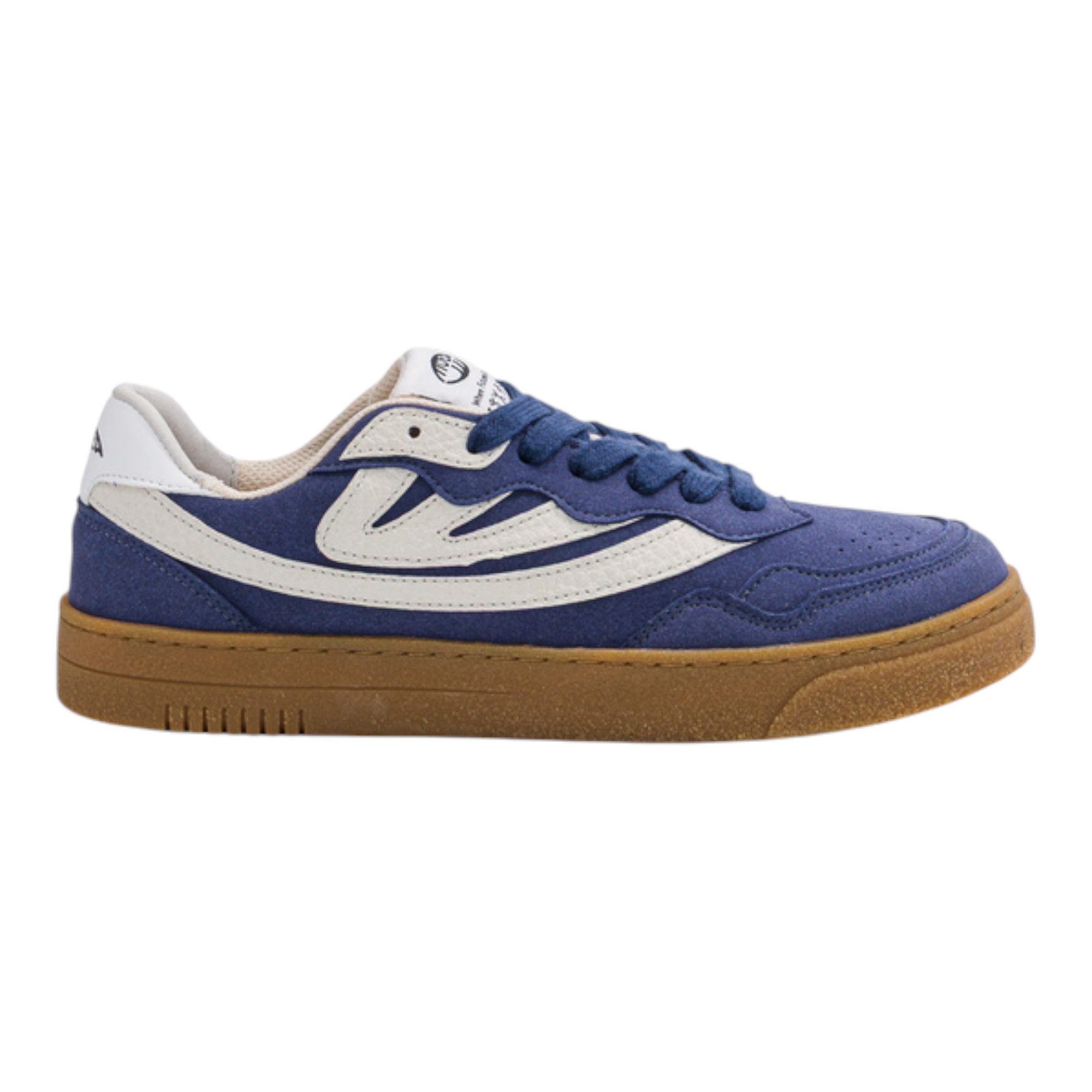 Moea Veyron Low - Mushroom - blau/cream Sneaker