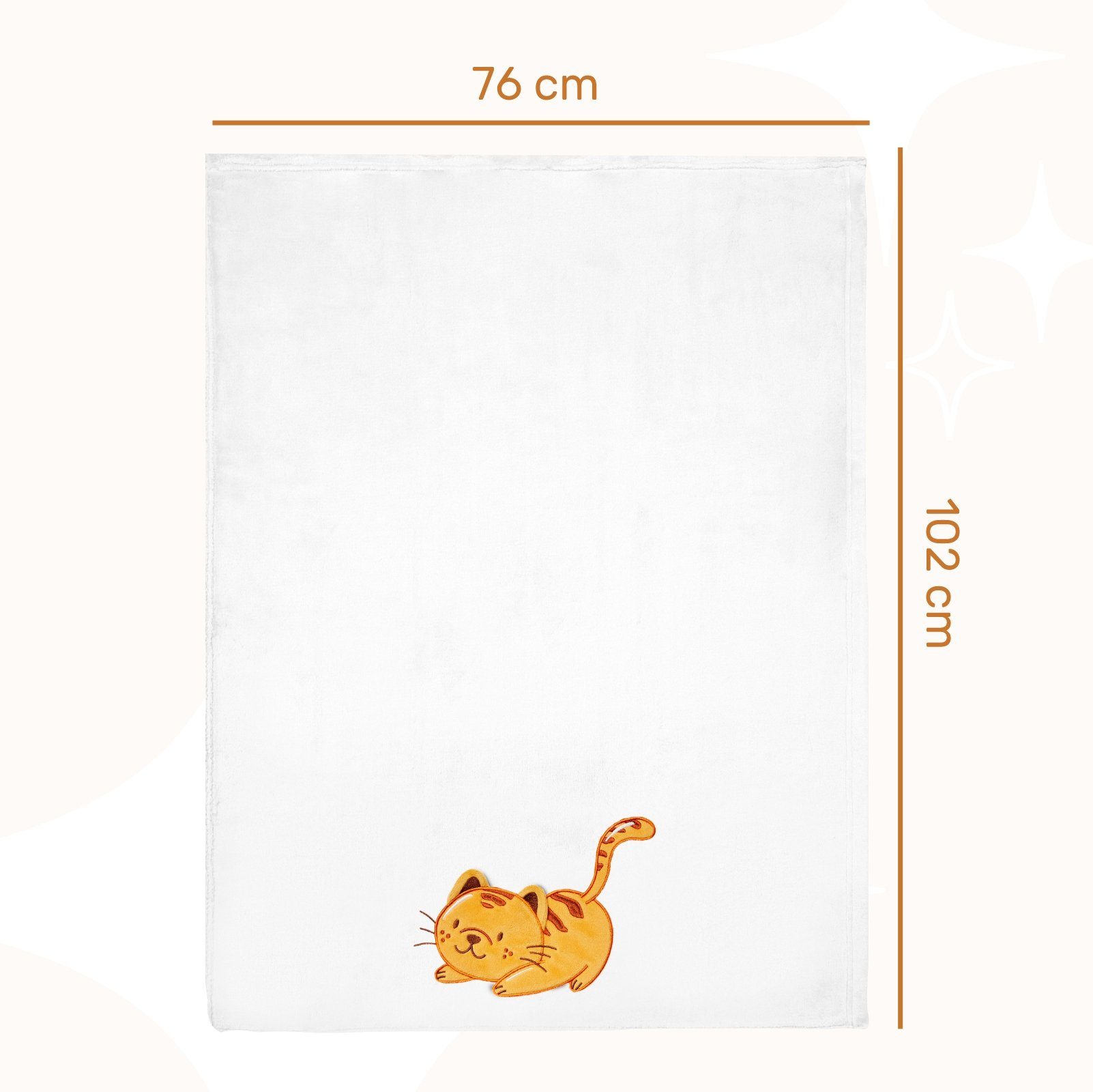 Wohndecke Warme Kuscheldecke Babydecke Blanket Baby Geschenk BE20-168, Be Mammy