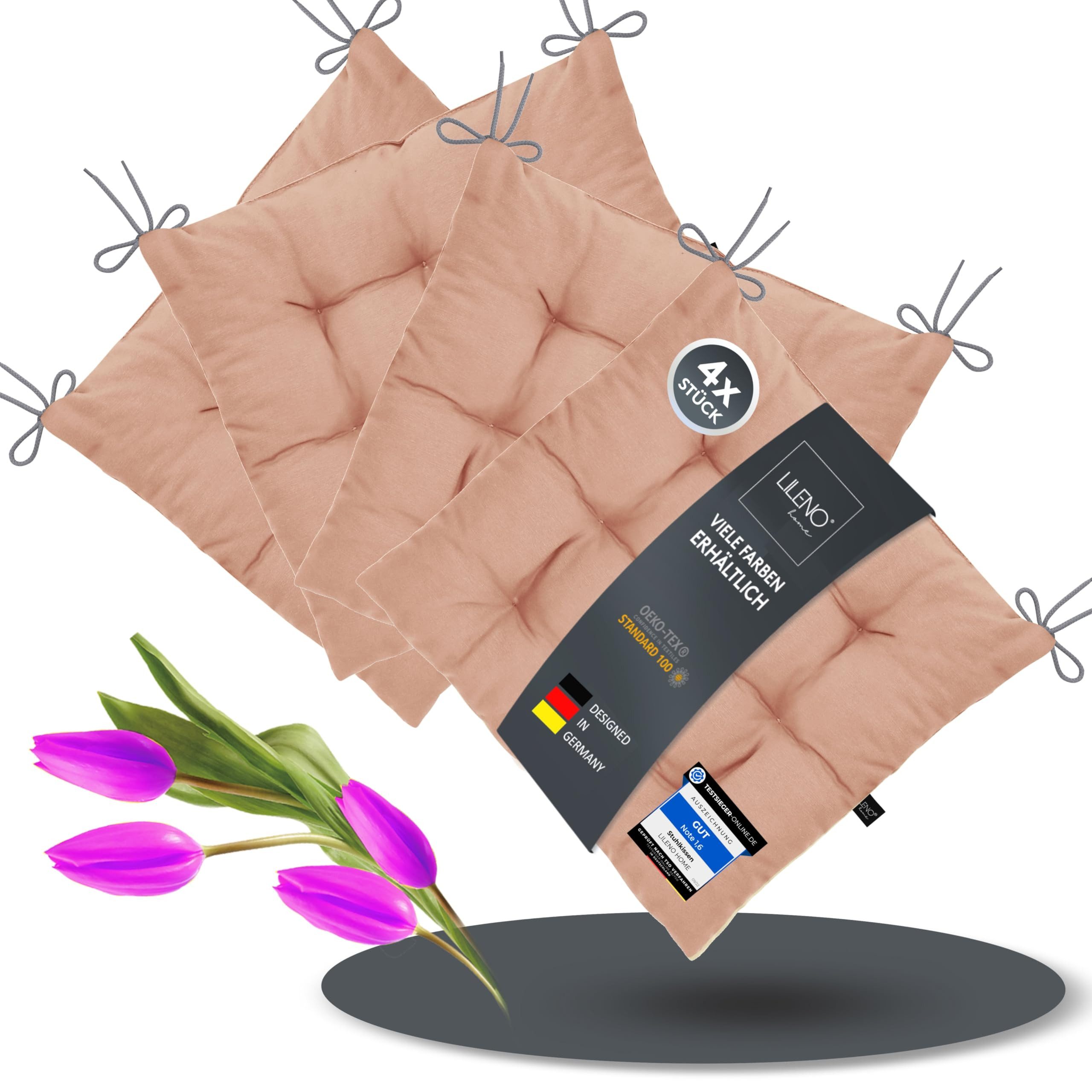 LILENO HOME Stuhlkissen Sitzkissen für Gartenstuhl, günstig online kaufen