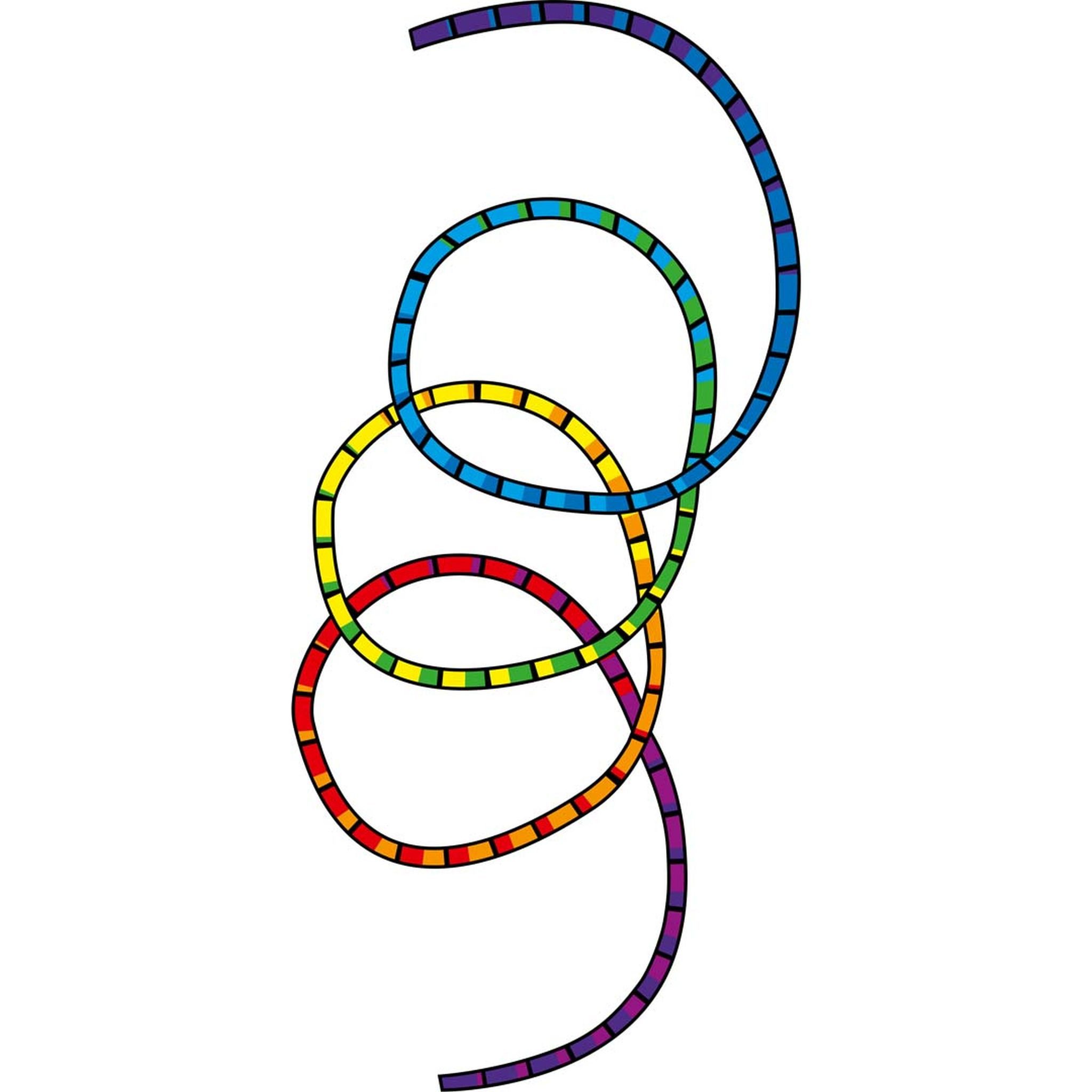 HQ Flug-Drache HQ Drachenschwanz Tube Tail Classic Rainbow 24 m