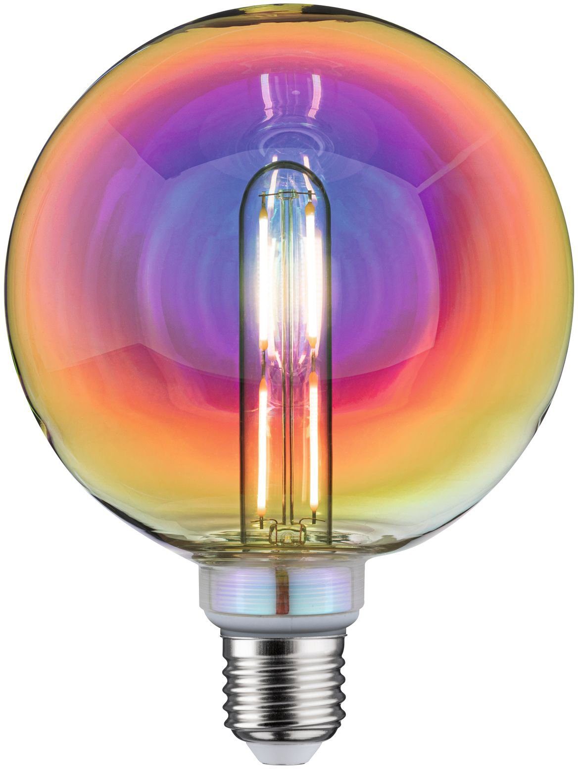 Paulmann LED-Leuchtmittel G125 Fantastic Colors Inner Tube E27 2700K dimmbar, E27, 1 St., Warmweiß