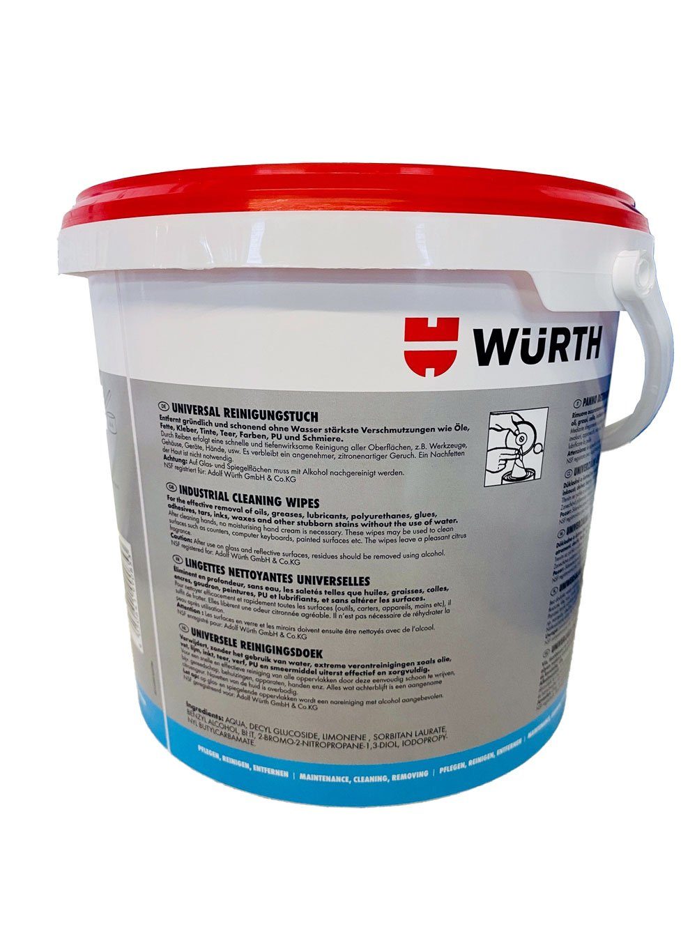 Würth Würth Universal-Reinigungstuch 90 Stück Reinigungstuch (synthetisch, 1-tlg)