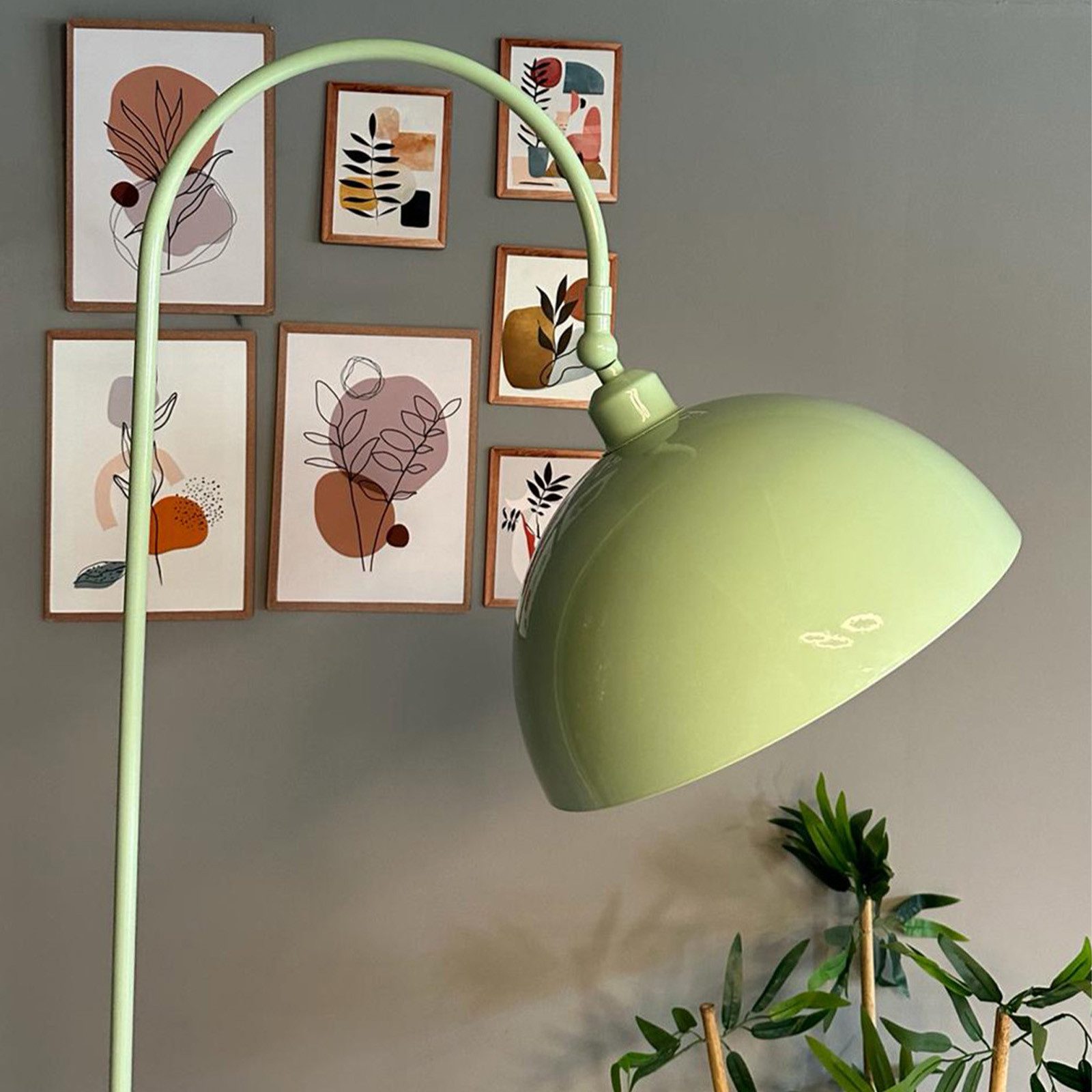 Bamyum Stehlampe Moderne Metall Stehlampe mit Dimmer, ohne Leuchtmittel, verstellbarer Lampenschirm