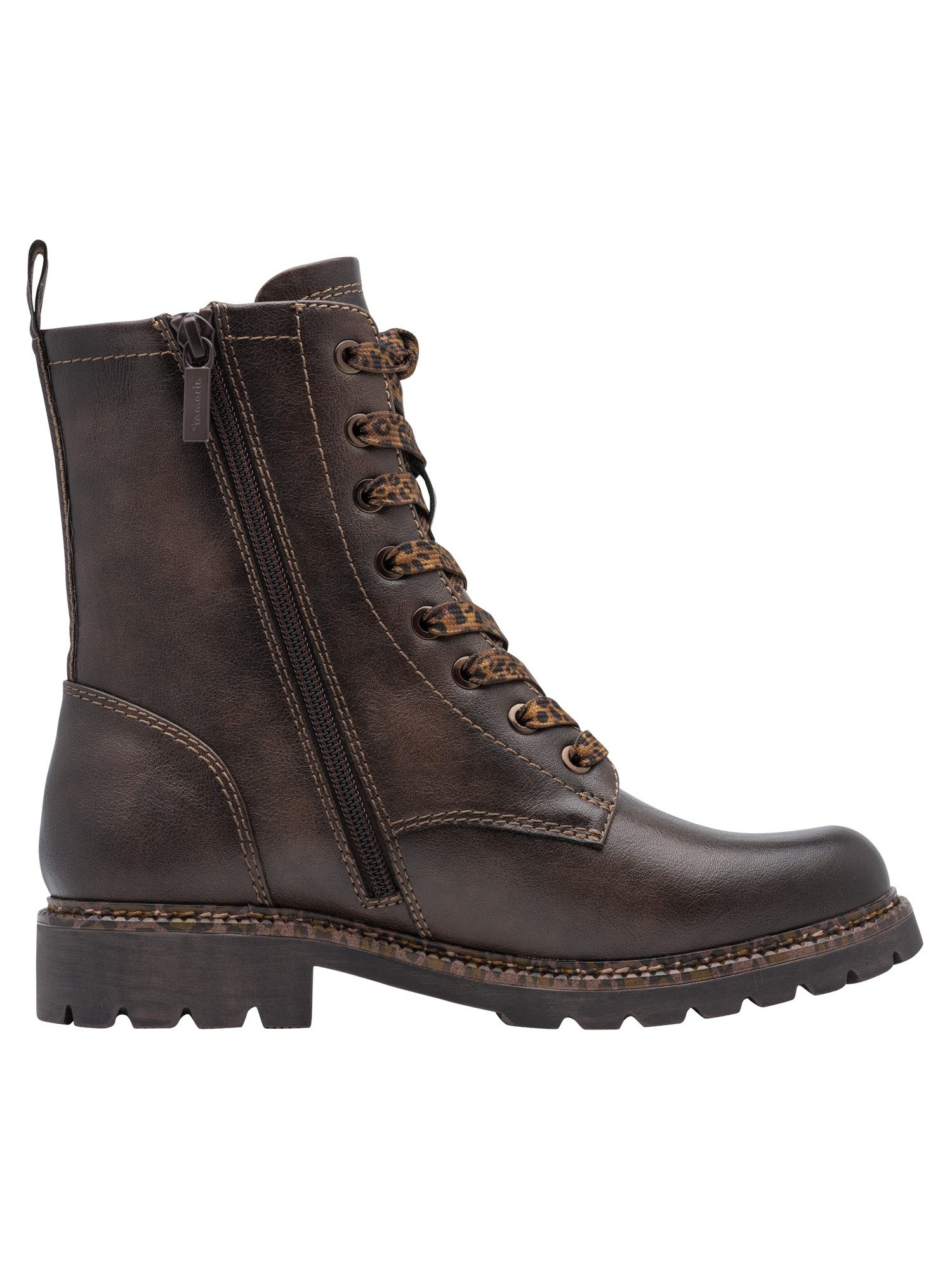 Tamaris TOUCH-IT mit Blockabsatz Blockabsatz 1-25231-47 Schnürstiefelette TOUCH-IT