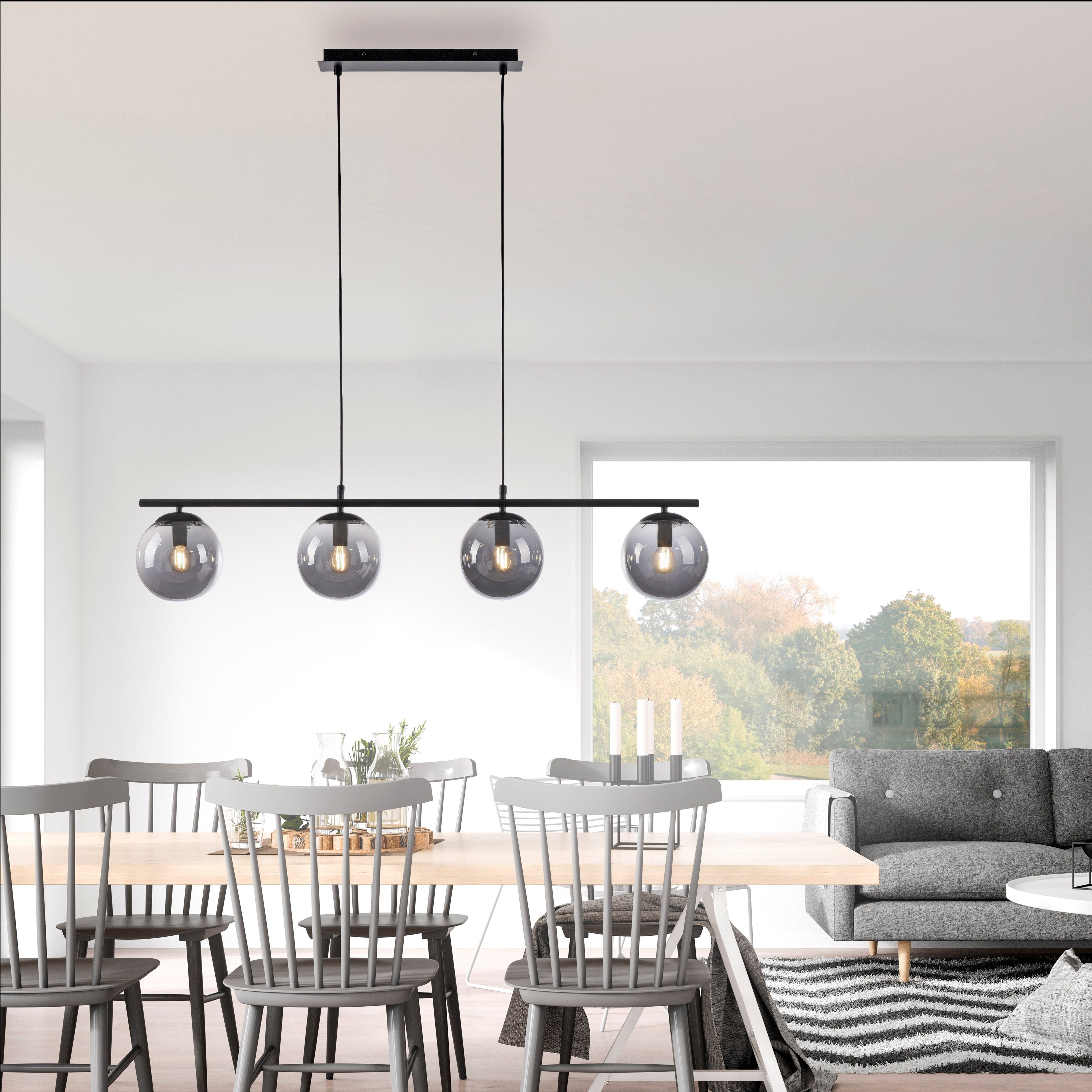 JUST LIGHT Pendelleuchte BIG WIDOW, ohne günstig online kaufen