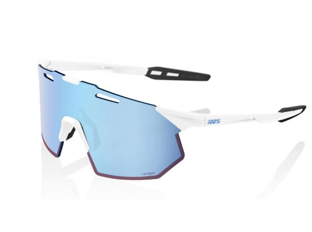 100% Fahrradbrille 100% Hypercraft SQ - HiPER Mirror unis Soft Tact White - ultraleichte