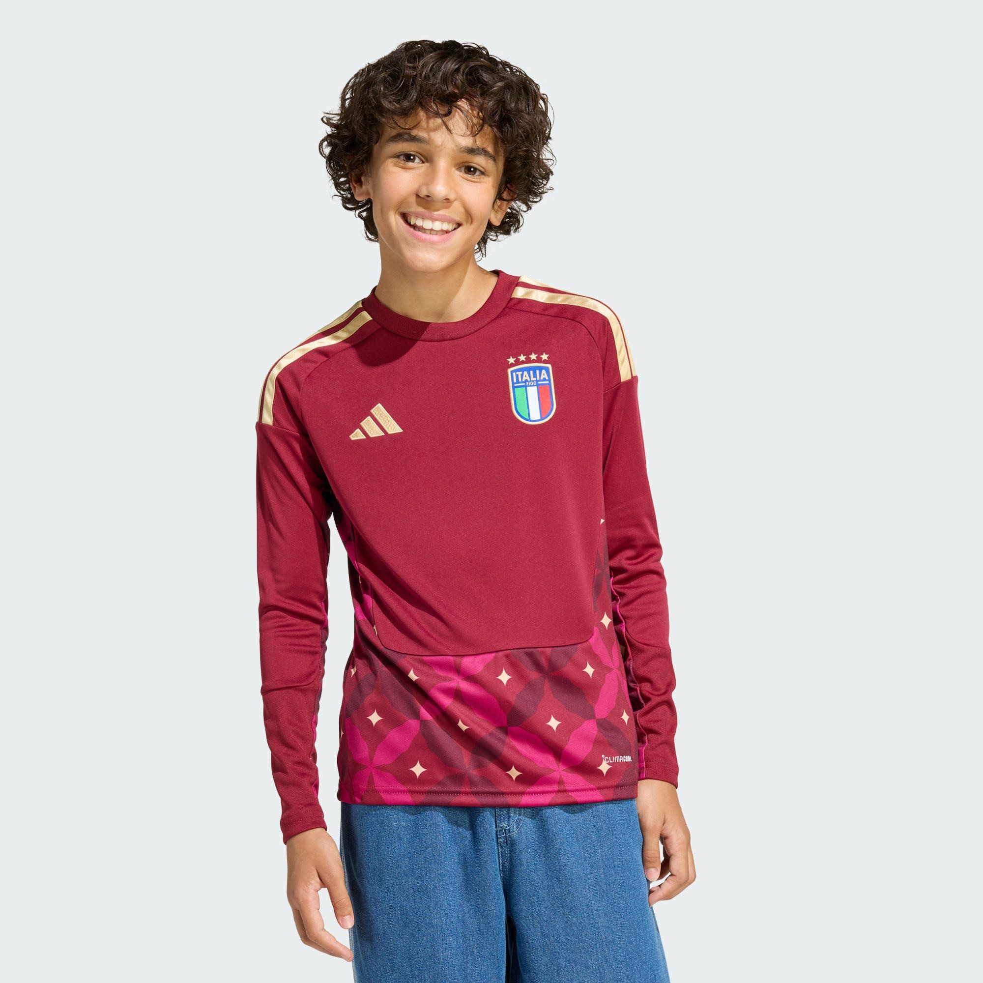 adidas Performance Torwarttrikot ITALIEN 26 KIDS TORWART-HEIMTRIKOT, LANGÄRMLIG (1-tlg)