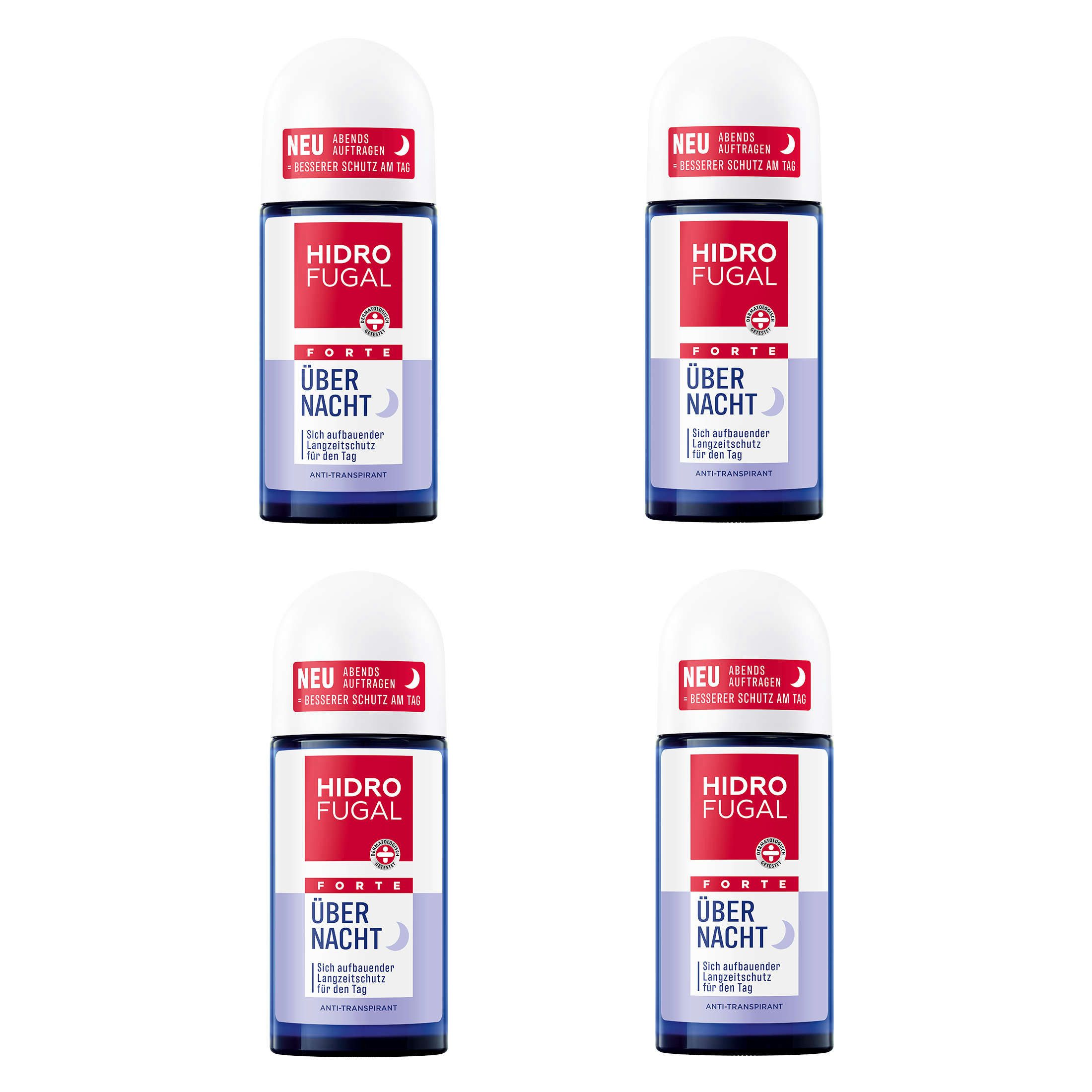 Deo-Roller FORTE Über Nacht Anti-Transpirant Deo-Roller 4 x 50 ml