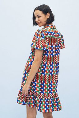 Next Minikleid Kurzärmeliges Mini-Hemdkleid (1-tlg)