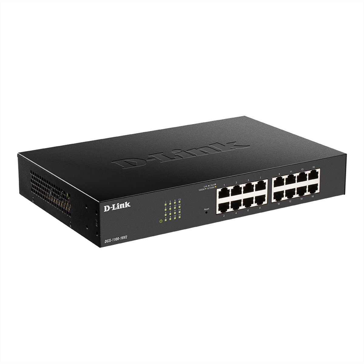 DGS-1100-16V2 16-Port Smart Gigabit Switch Layer2 Netzwerk-Switch