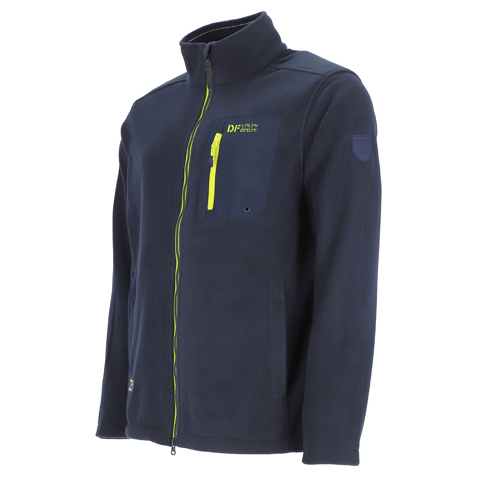 Dry Fashion Fleecejacke Esens Herren Jacke Esens mit Stehkragen in sportiver Passform