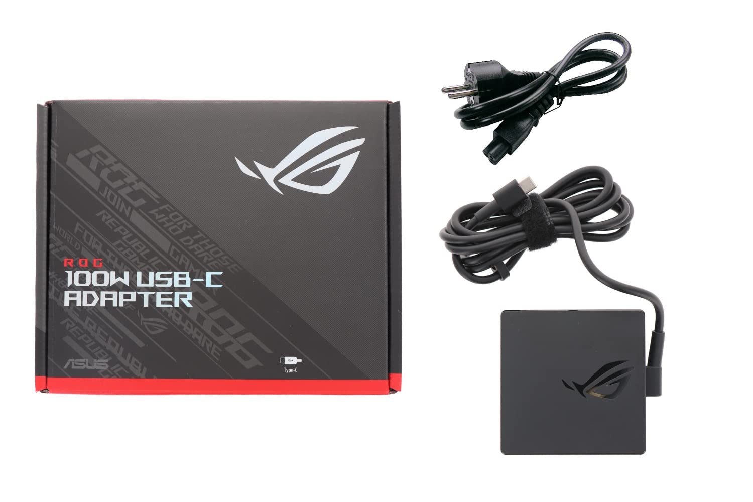 Asus 90XB077N-MPW000 Adapter, ASUS ROG 100W USB-C Adapter mit USB Power Delivery