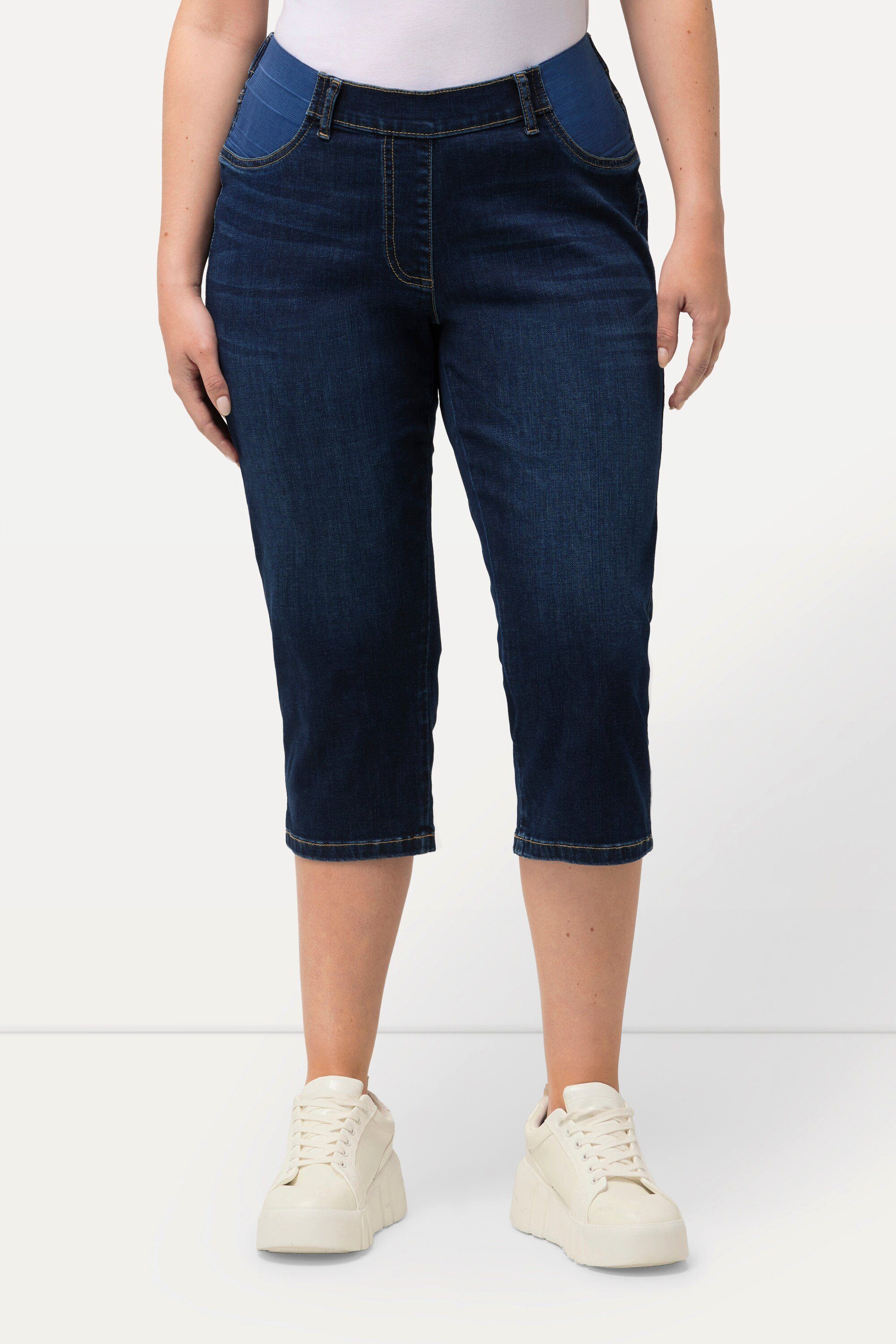 Ulla Popken 5-Pocket-Jeans Capri-Jeans Sienna schmales günstig online kaufen