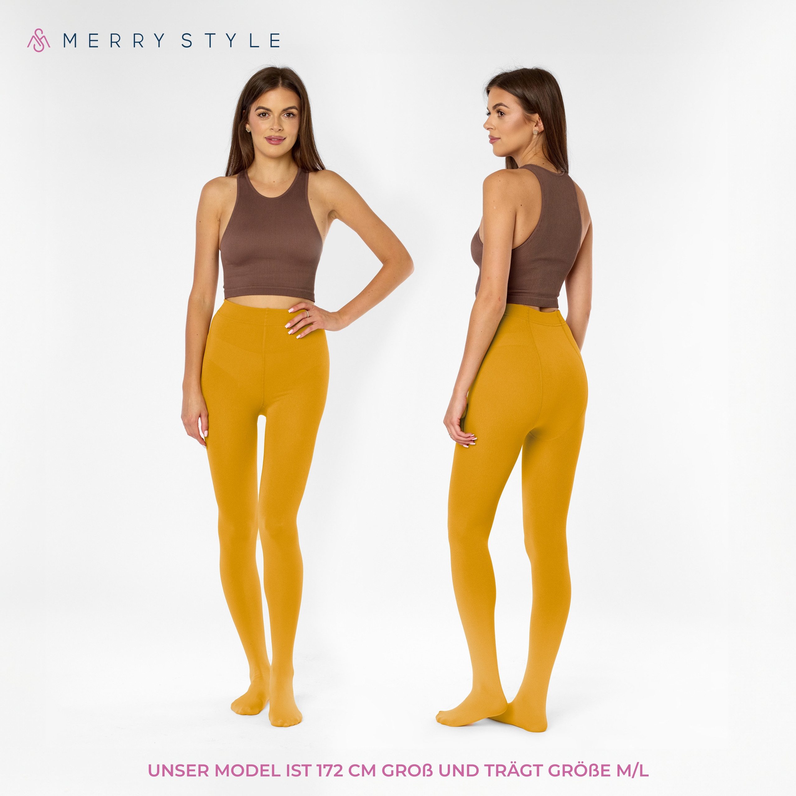 Merry Style Strumpfhose Thermo Strumpfhose Damen Winter Wärme Tights Gefütt günstig online kaufen